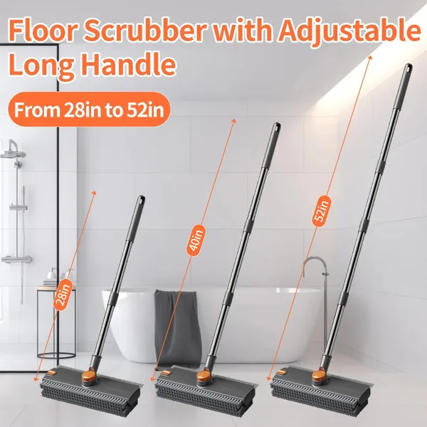 Scrub Brush With Long Handle