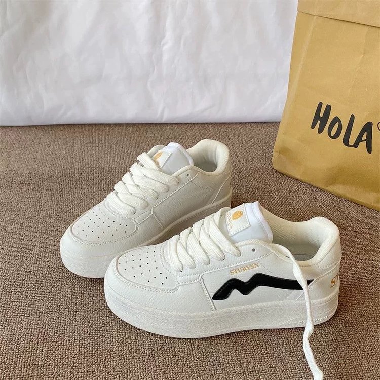 Women's Classic White Skateboarding Shoes