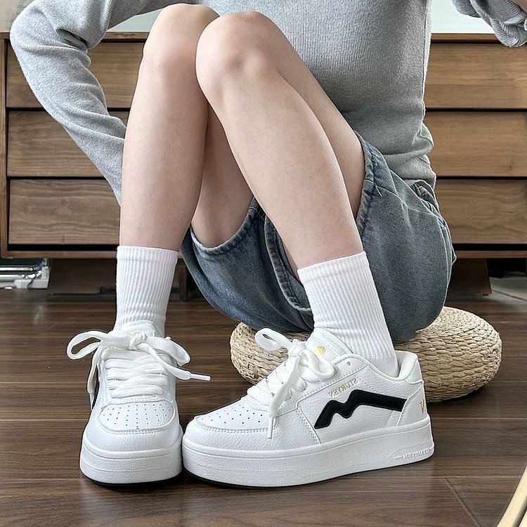 Women's Classic White Skateboarding Shoes