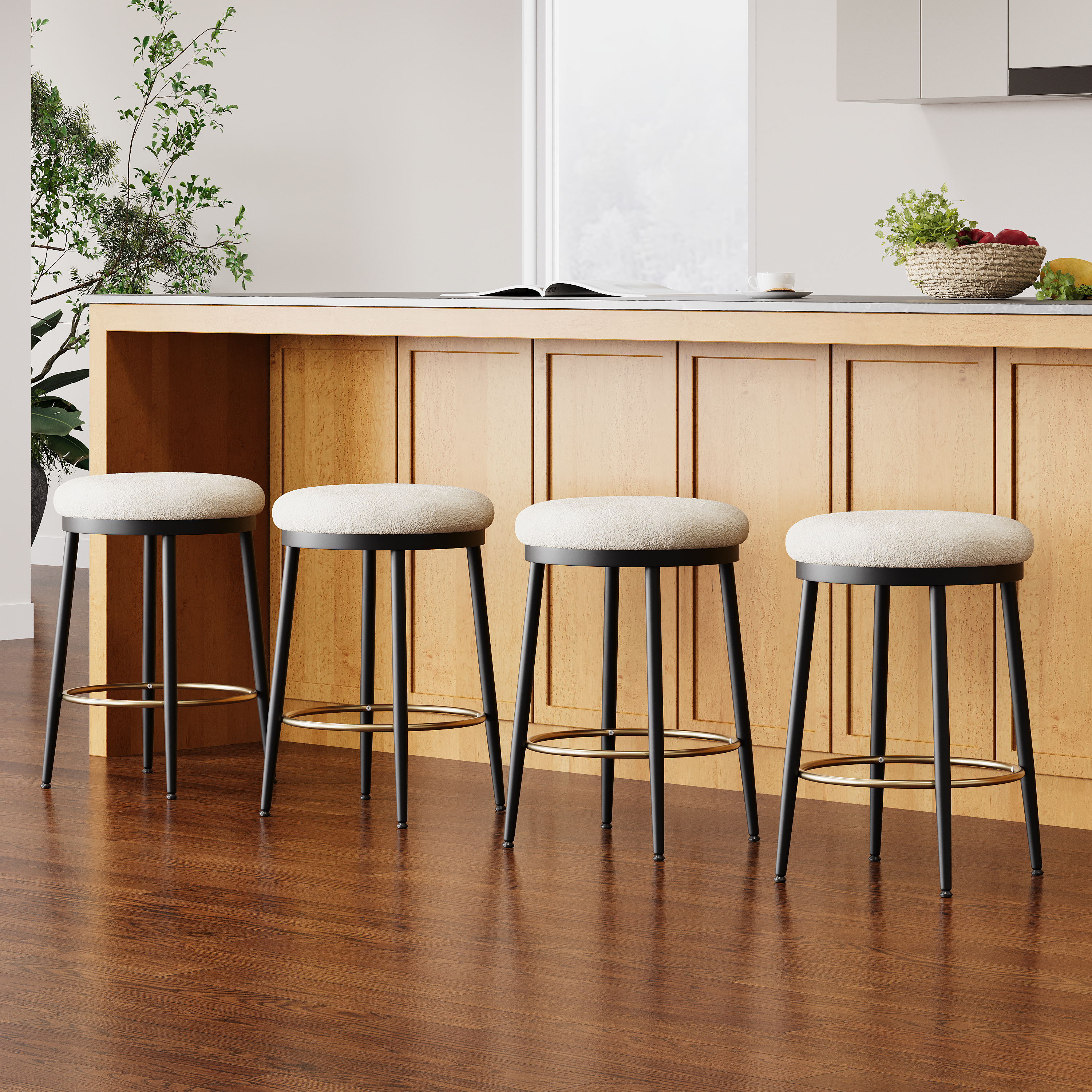 Modern Counter Stools Set