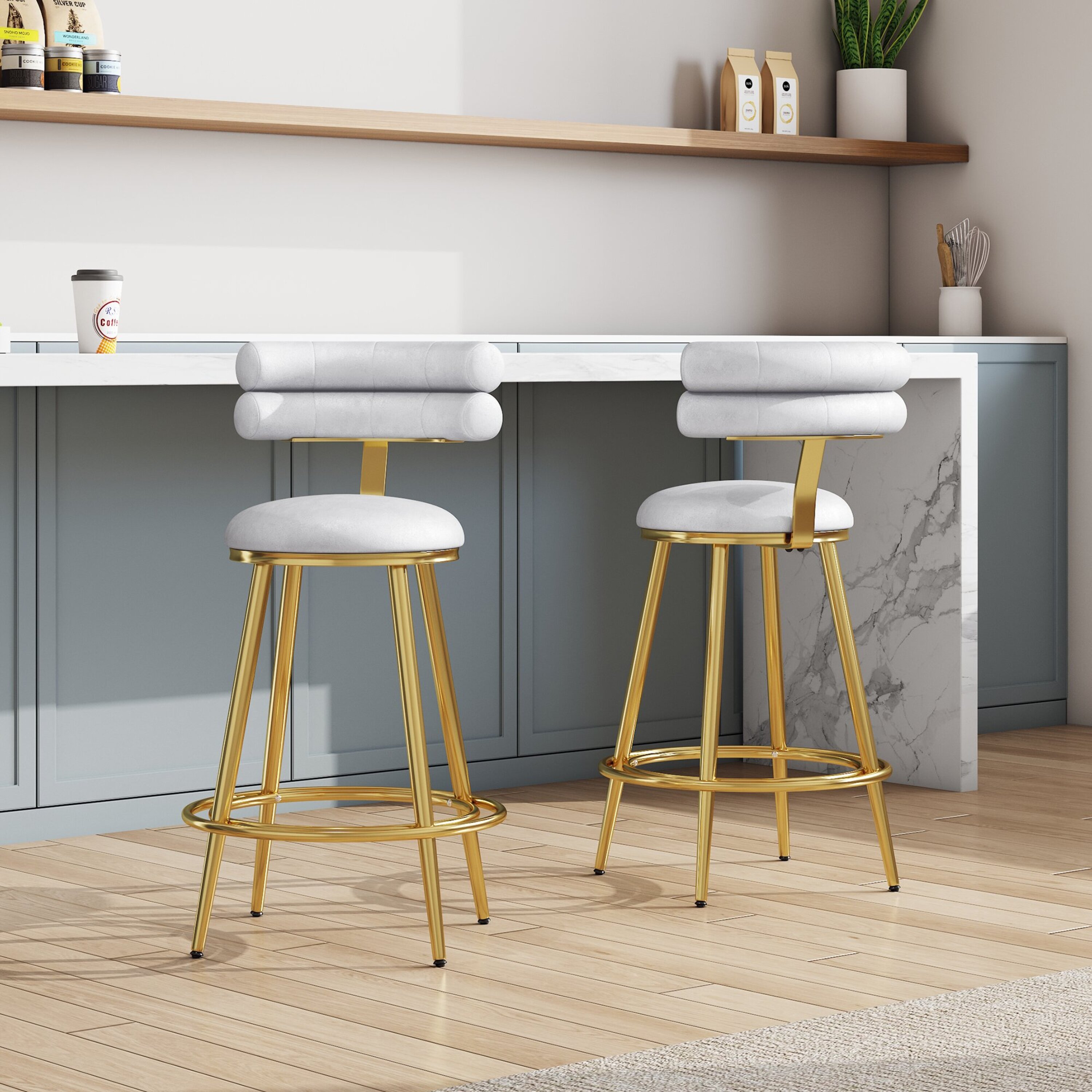 Modern Counter Stools Set