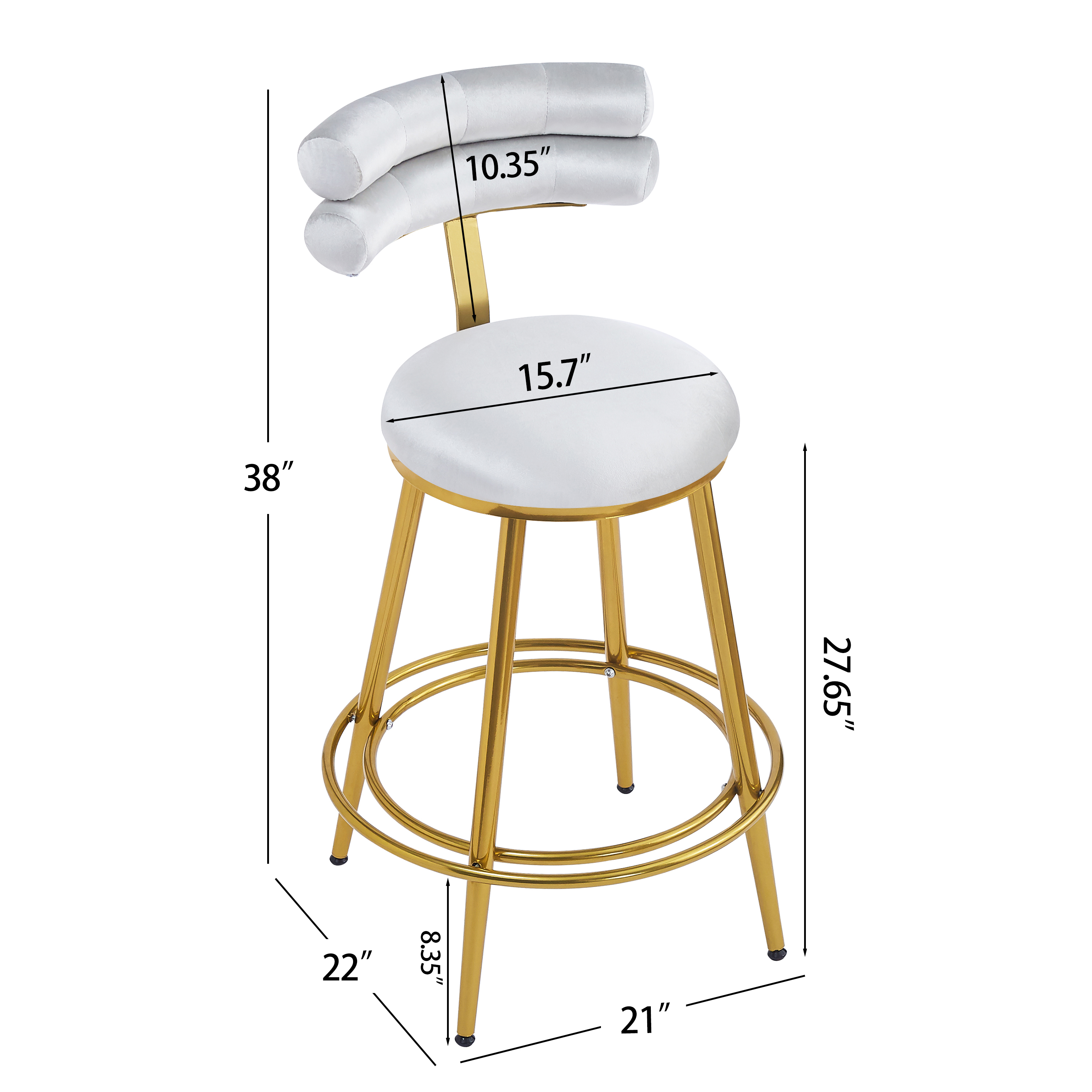 Modern Counter Stools Set