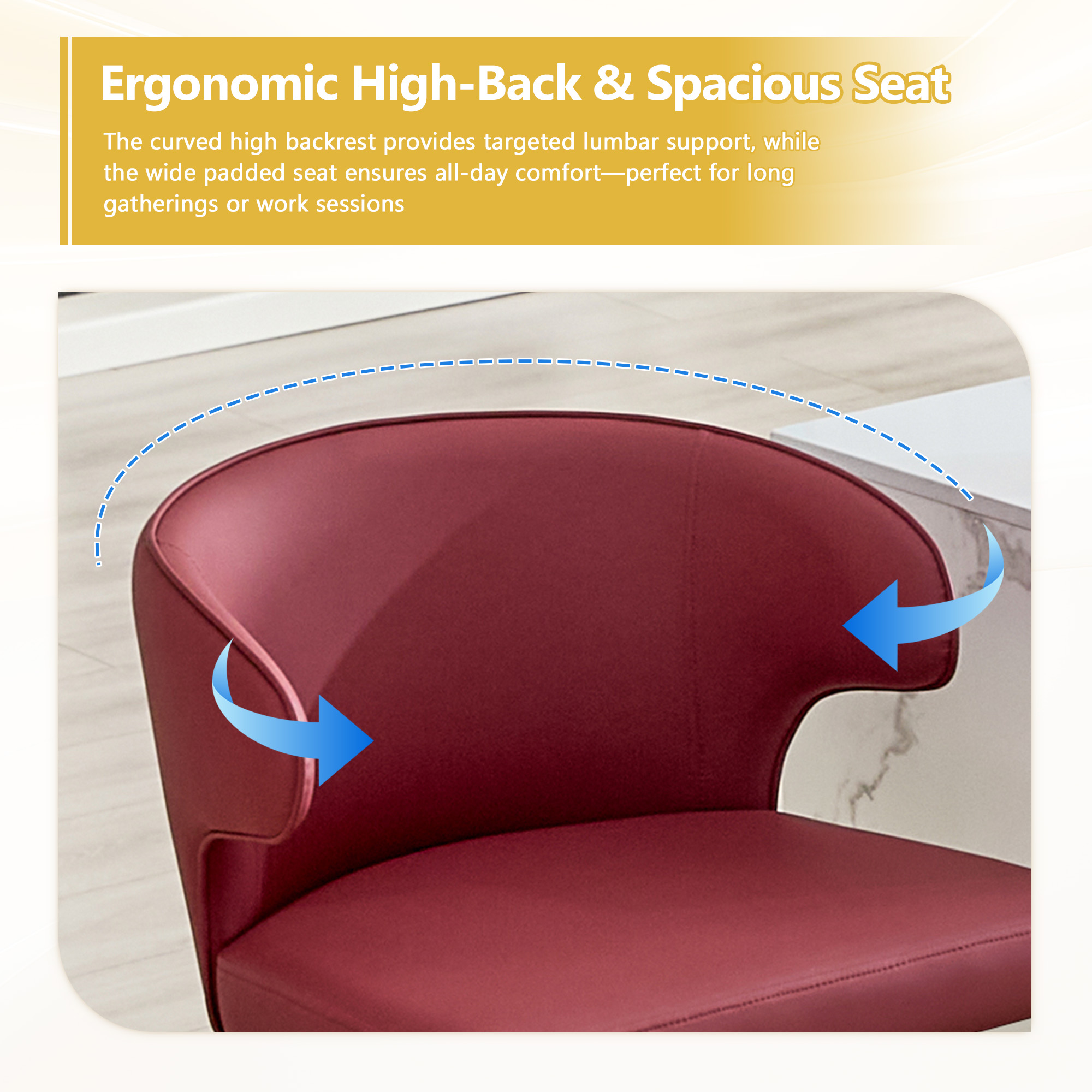 Bar Chair Modern Rotating