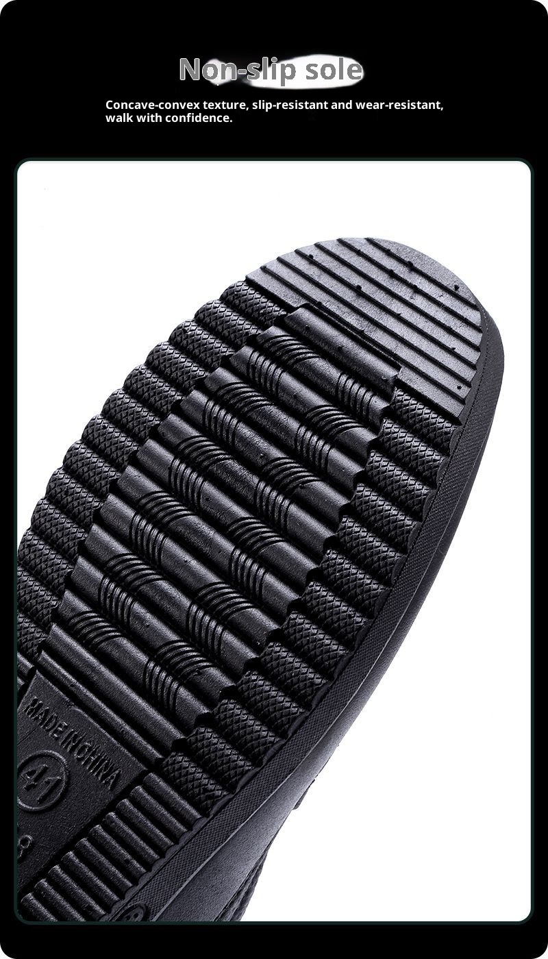 Short-tube Waterproof Rain Boots For Men And Non-slip