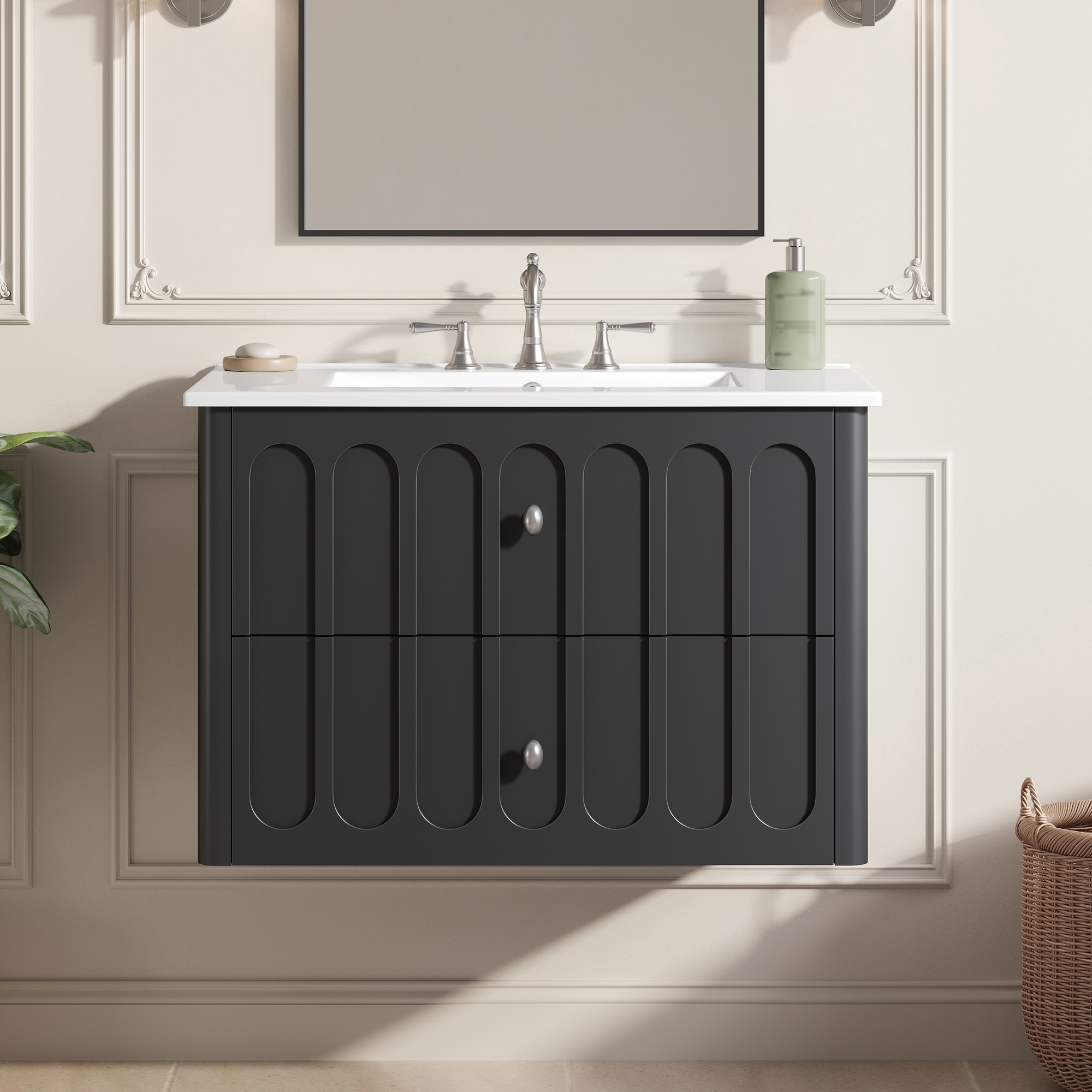 Modern Floating Bathroom Vanity 30inch