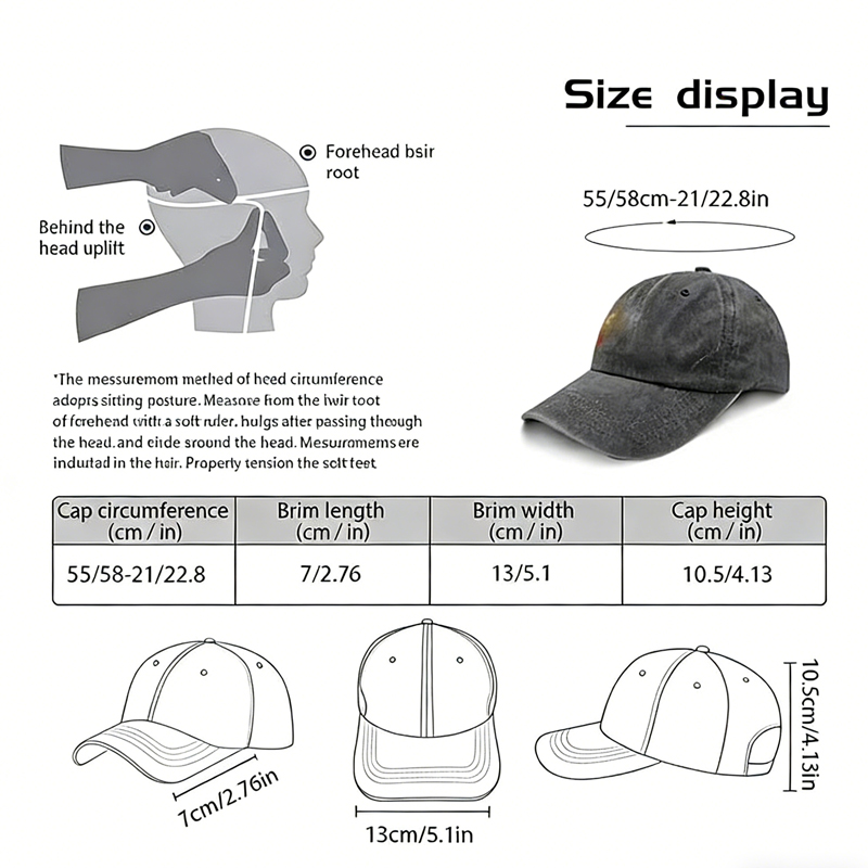 Adjustable Embroidered Baseball Cap