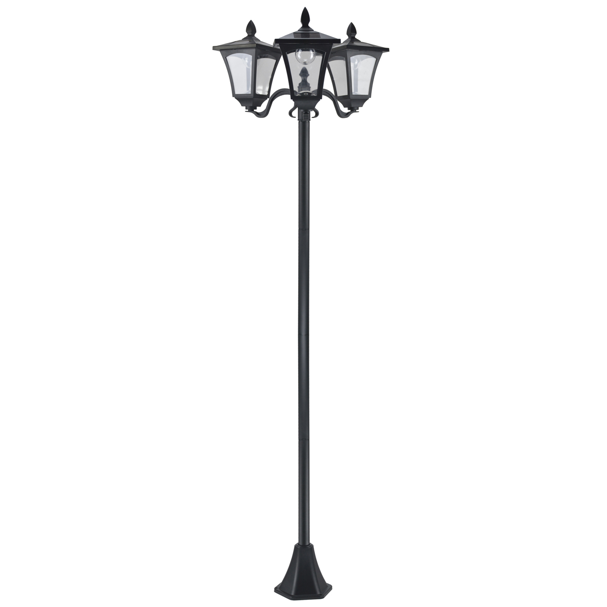 Solar Gartenlaterne Edelstahl LED
