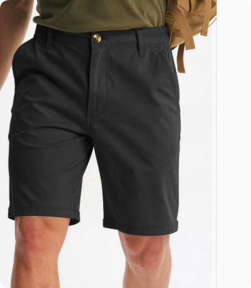 Mens Golf Shorts Polyester Casual