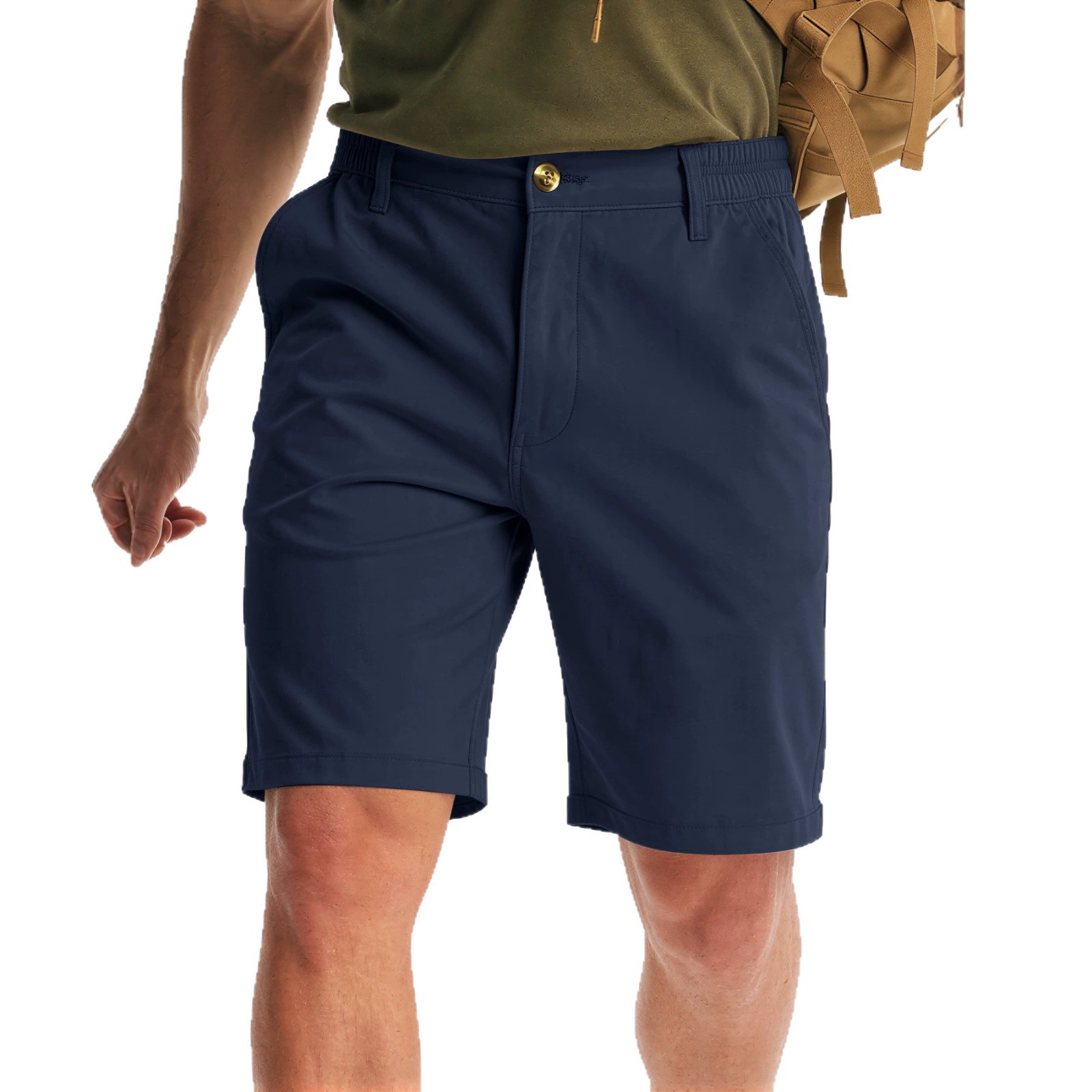 Mens Golf Shorts Polyester Casual