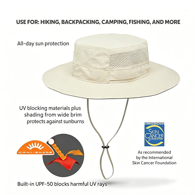 Breathable Wide Brim Sun Hat