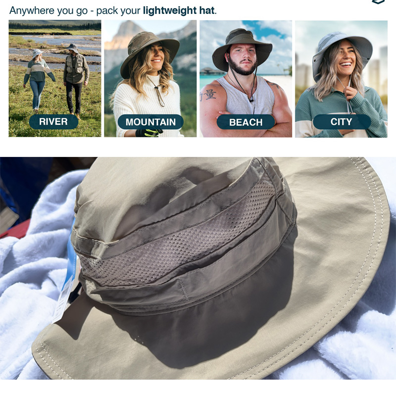 Breathable Wide Brim Sun Hat