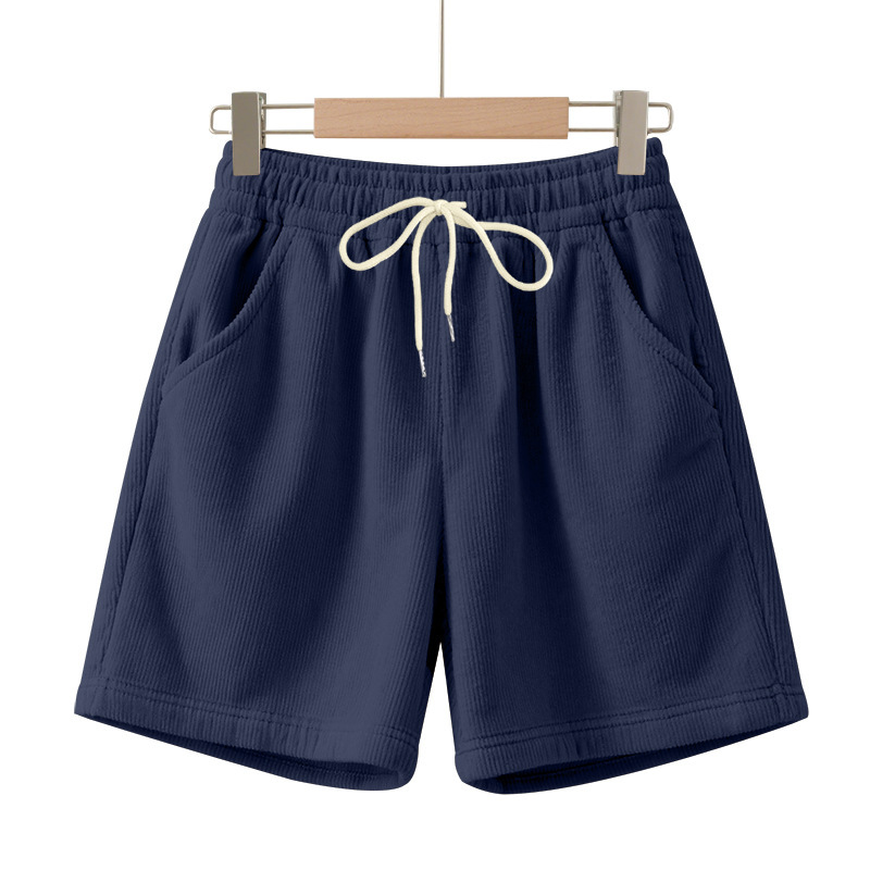 Mens Corduroy Shorts Casual Versatile Lightweight
