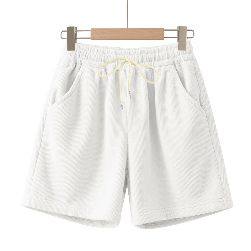 Mens Corduroy Shorts Casual Versatile Lightweight