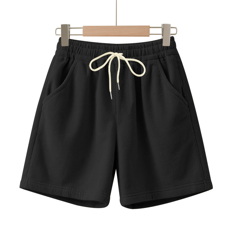Mens Corduroy Shorts Casual Versatile Lightweight