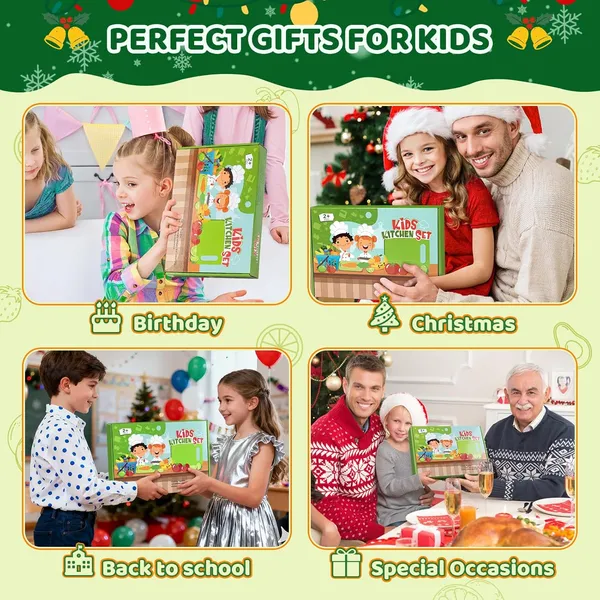Kids Knife Set With Cutting Board