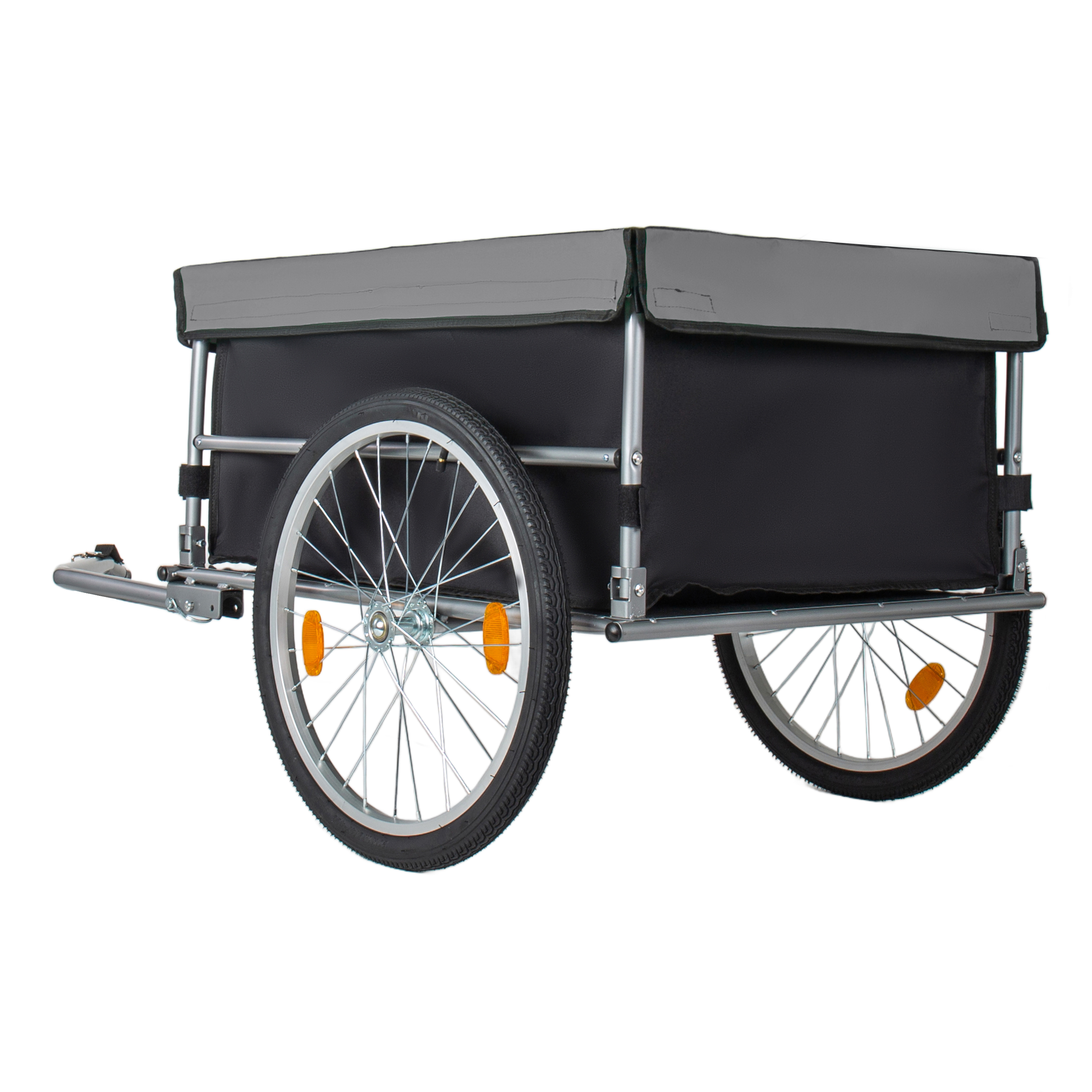 Foldable Bike Cargo Trailer With Removable Cover