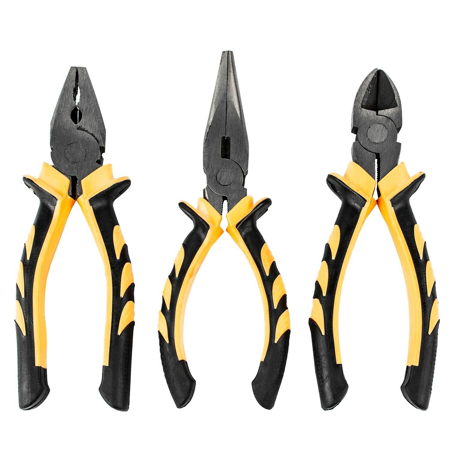 Combination Pliers, 3pcs Heavy-duty Set