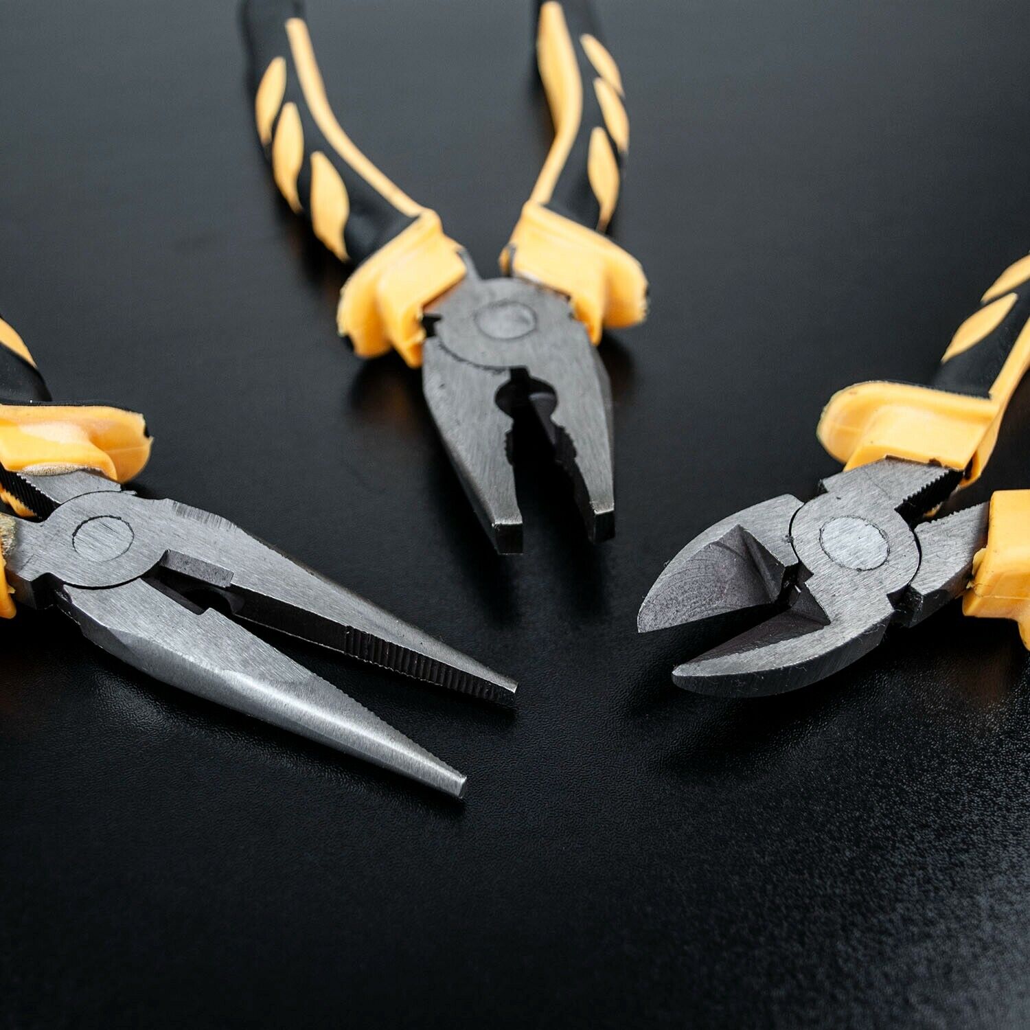 Combination Pliers, 3pcs Heavy-duty Set