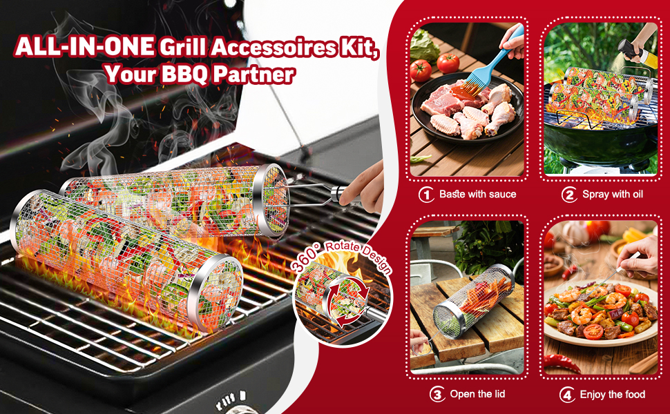 Stainless Steel Grill Basket