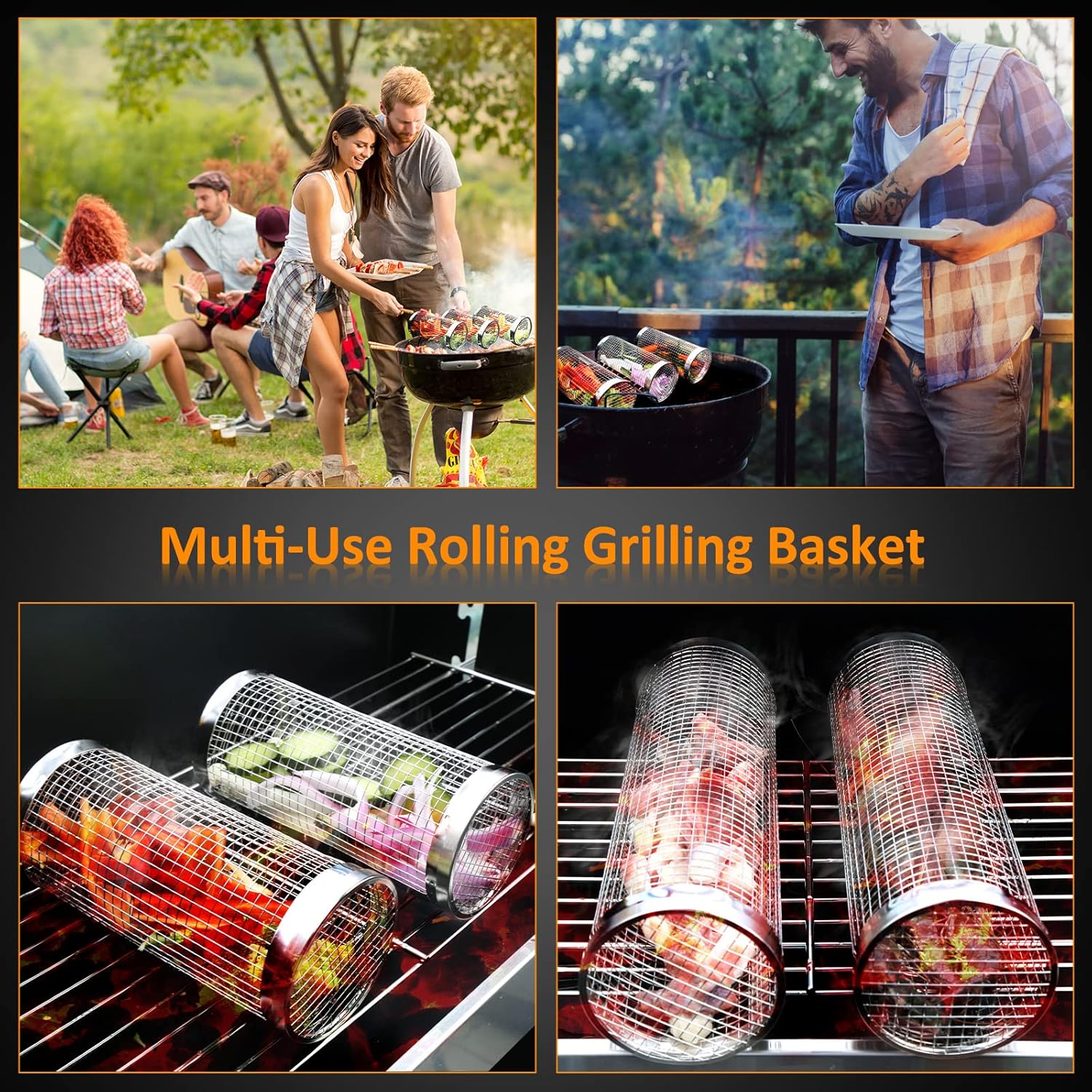 Stainless Steel Grill Basket