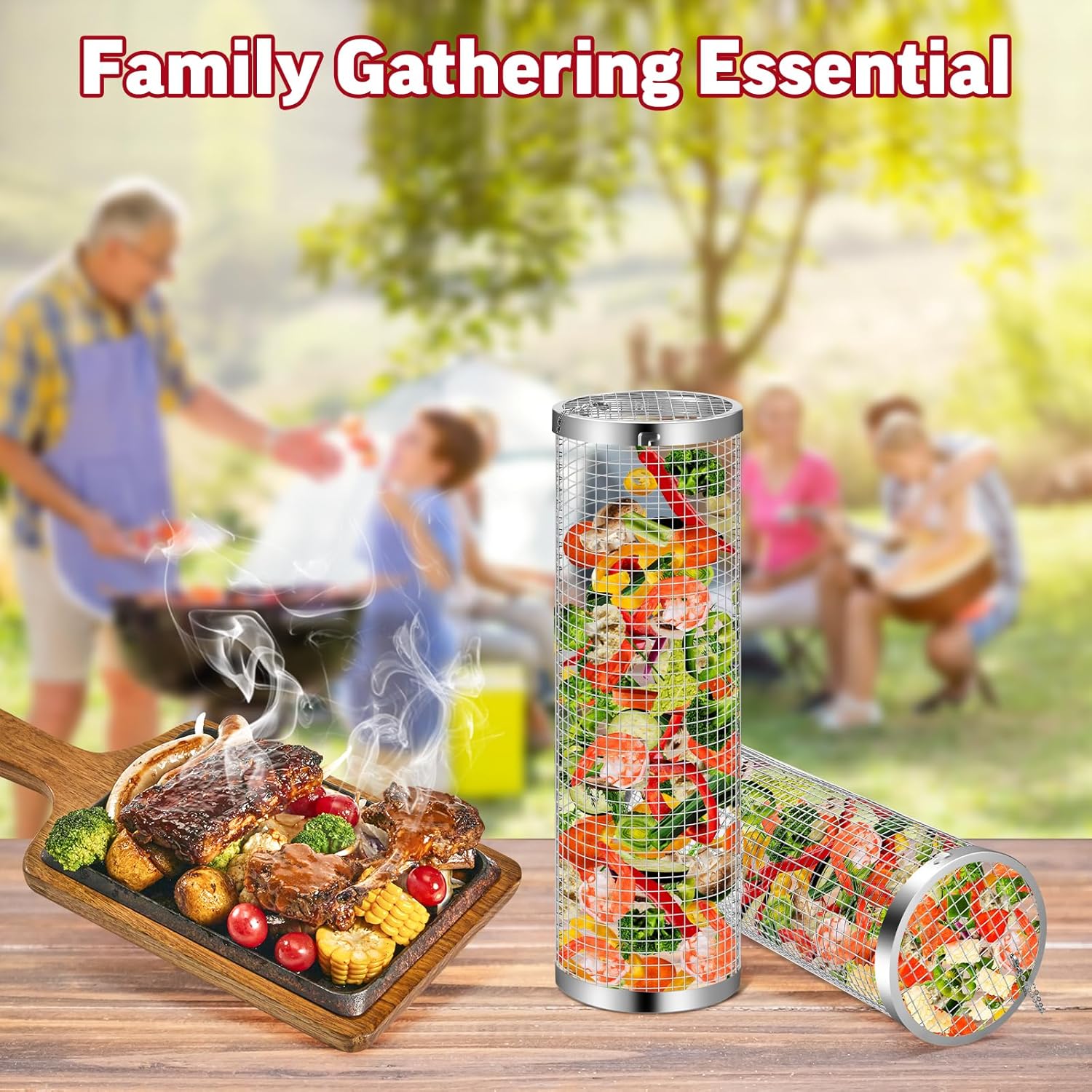 Stainless Steel Grill Basket