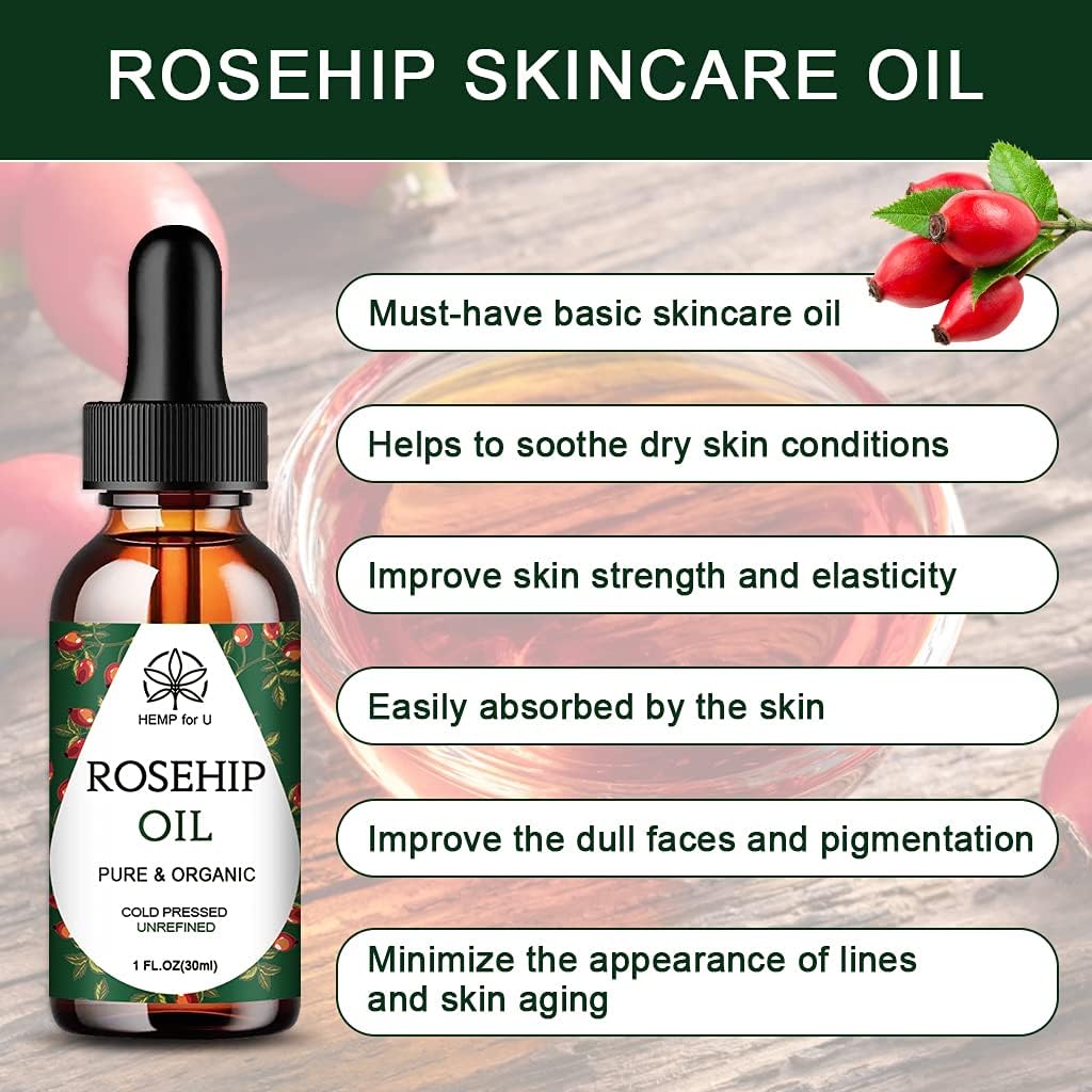 Gua Sha Massage Tool Set With Rosehip Oil