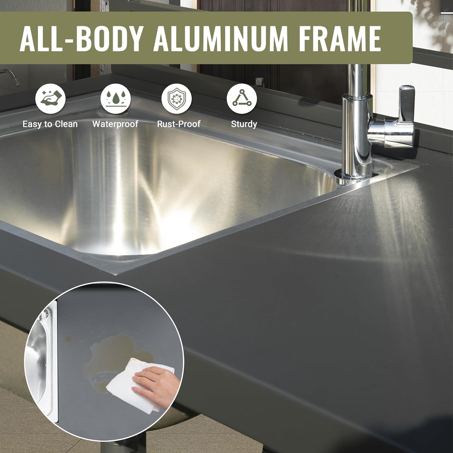 Outdoor Kitchen Island Aluminum