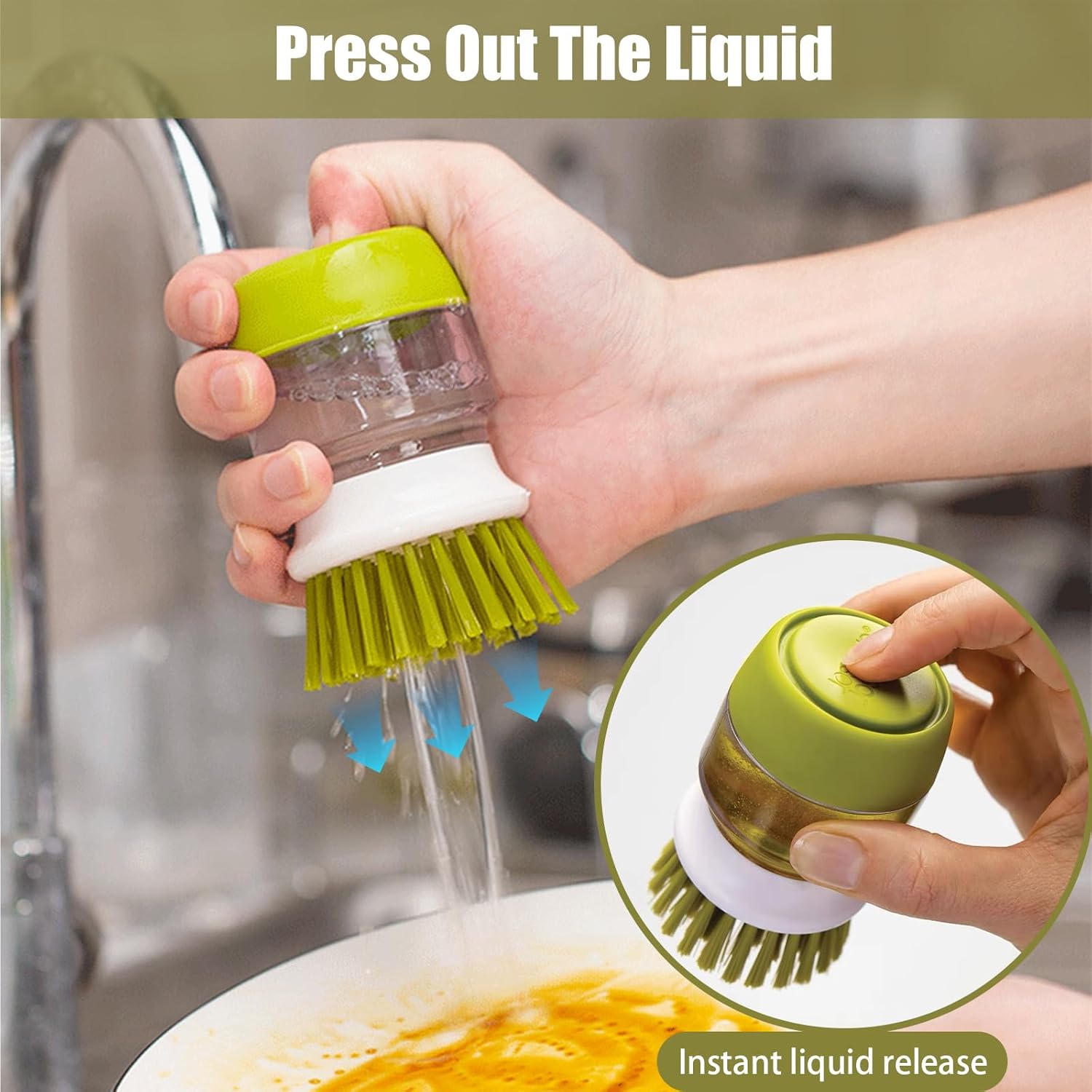 Soap Dispenser With Storage Bracket And Drainage