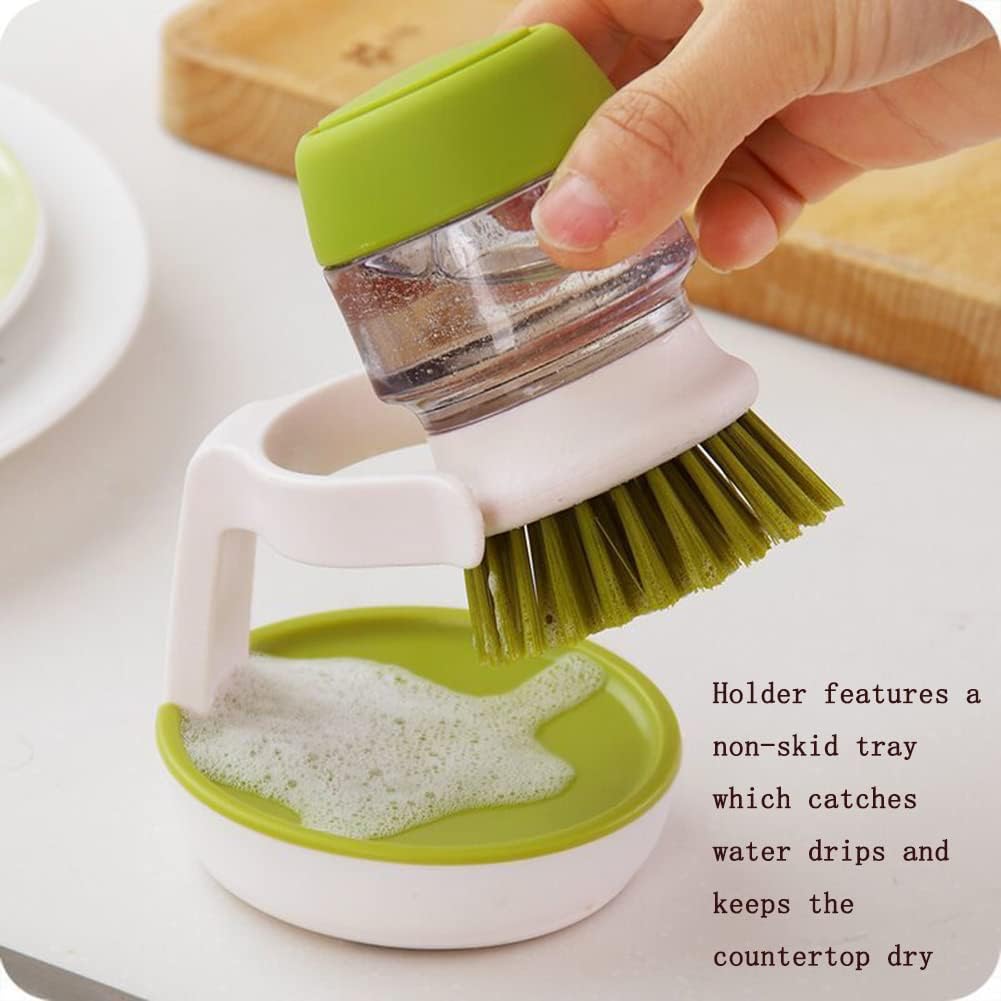 Soap Dispenser With Storage Bracket And Drainage