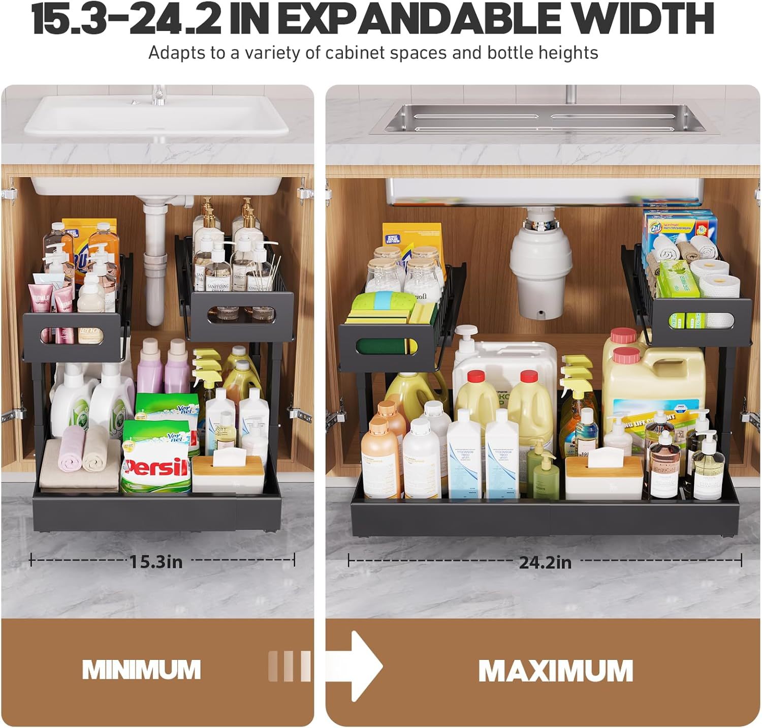 Under-sink Kitchen Rack