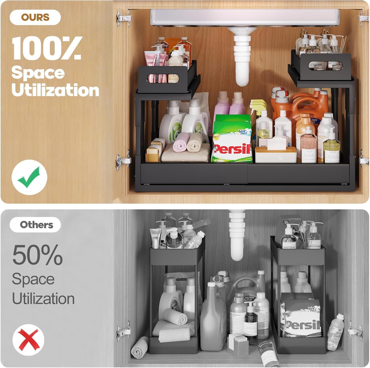 Under-sink Kitchen Rack
