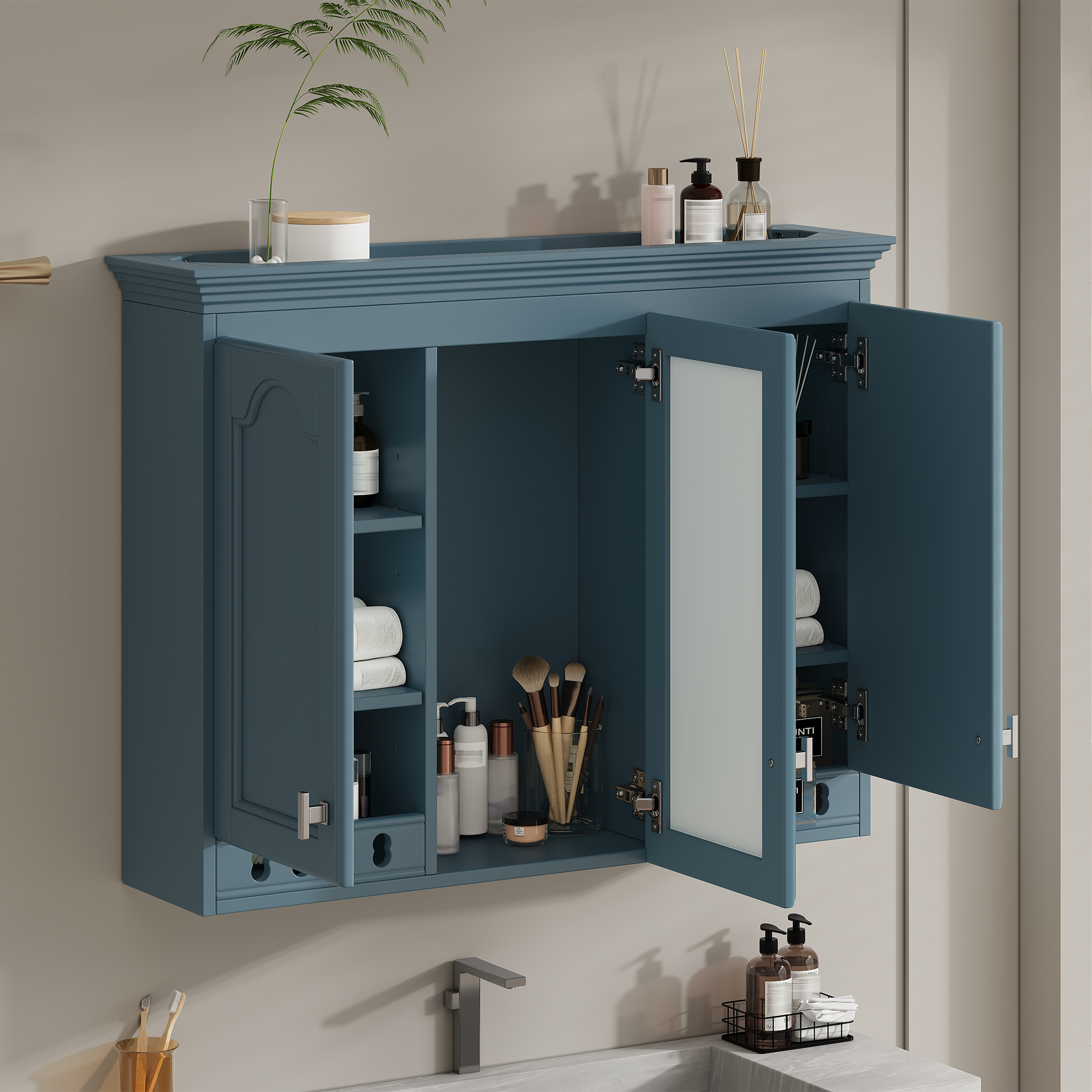Wall-Mount Mirror Cabinet