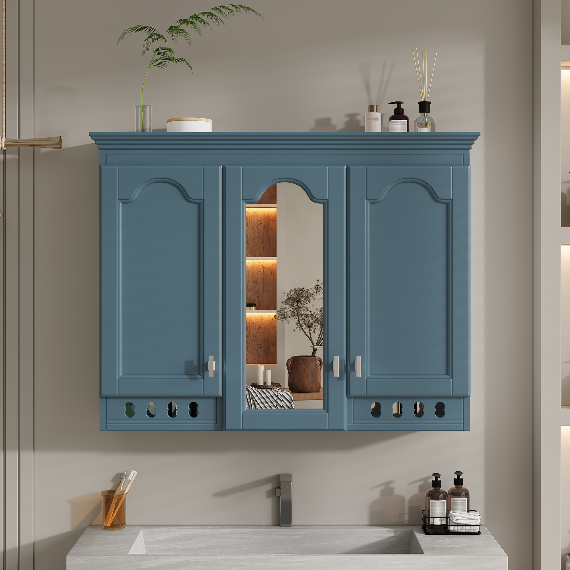 Wall-Mount Mirror Cabinet