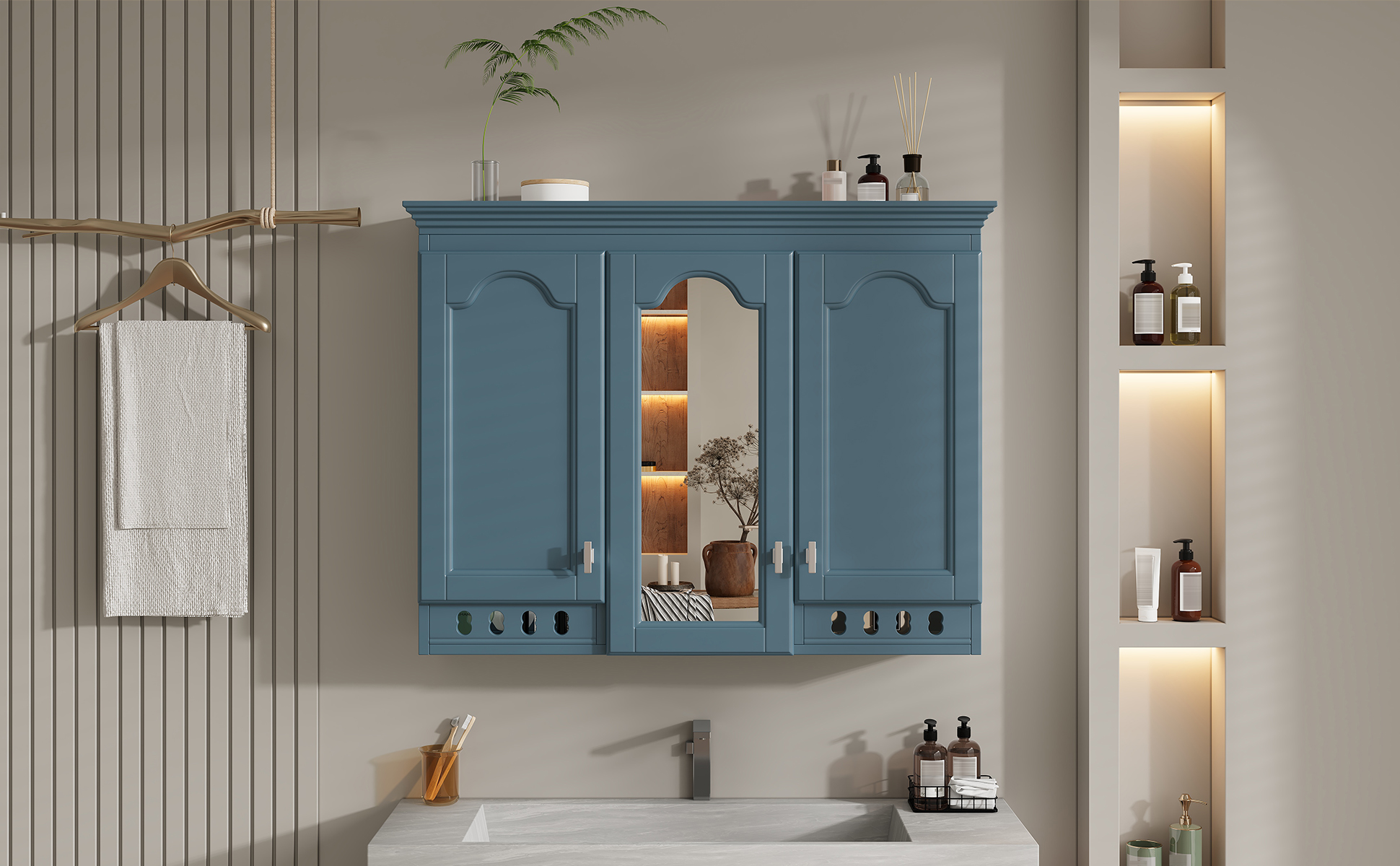 Wall-Mount Mirror Cabinet