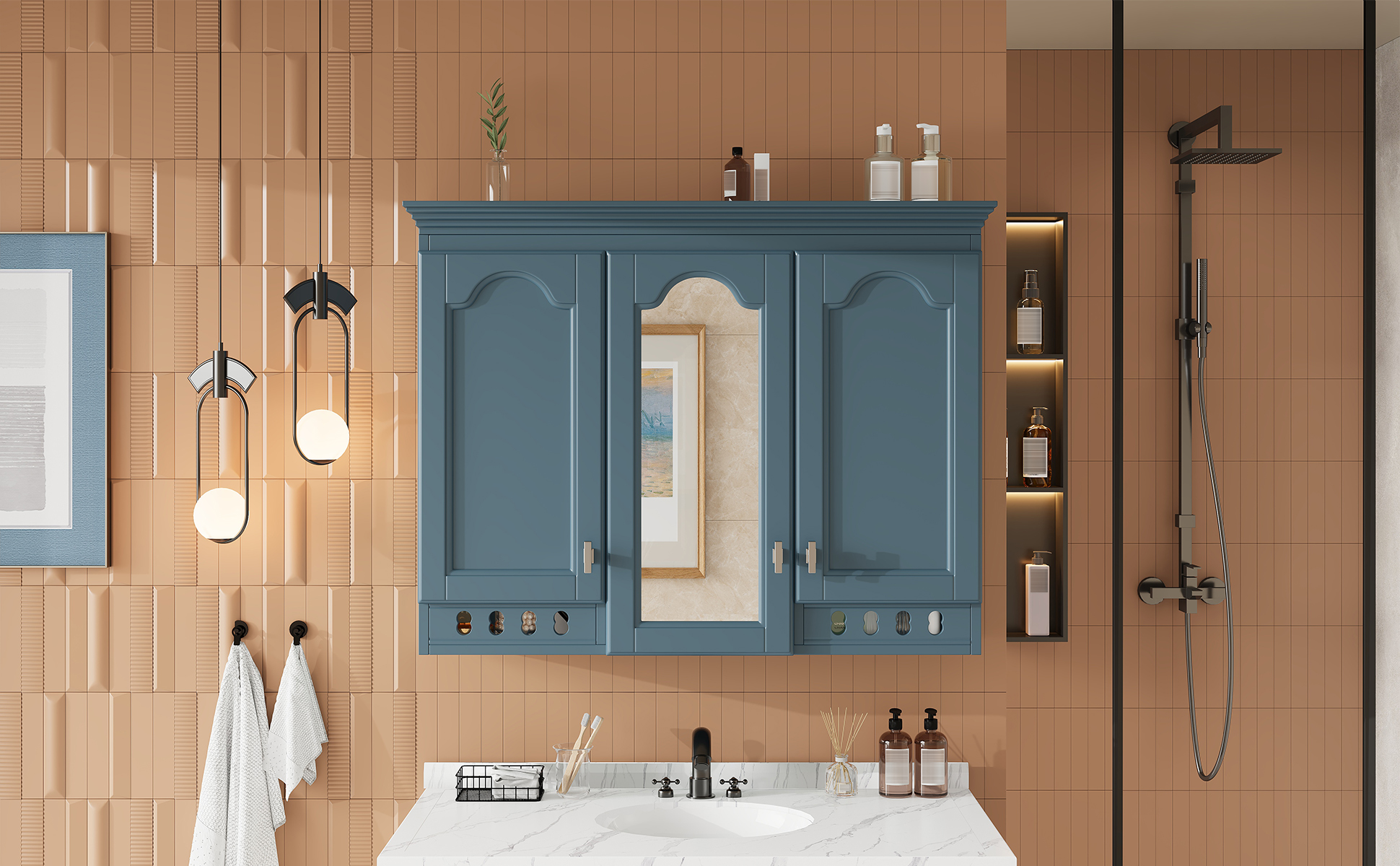 Wall-Mount Mirror Cabinet