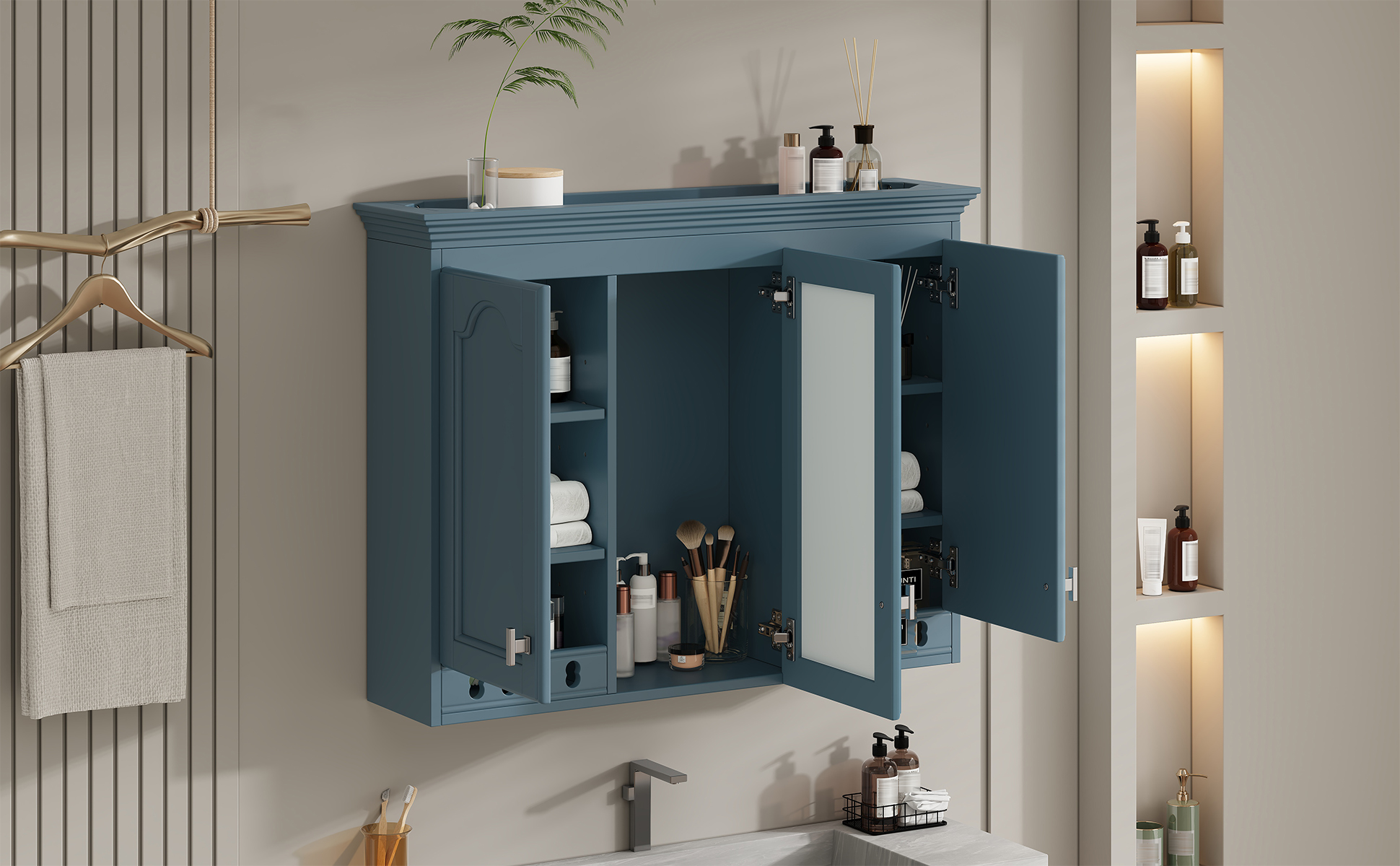 Wall-Mount Mirror Cabinet