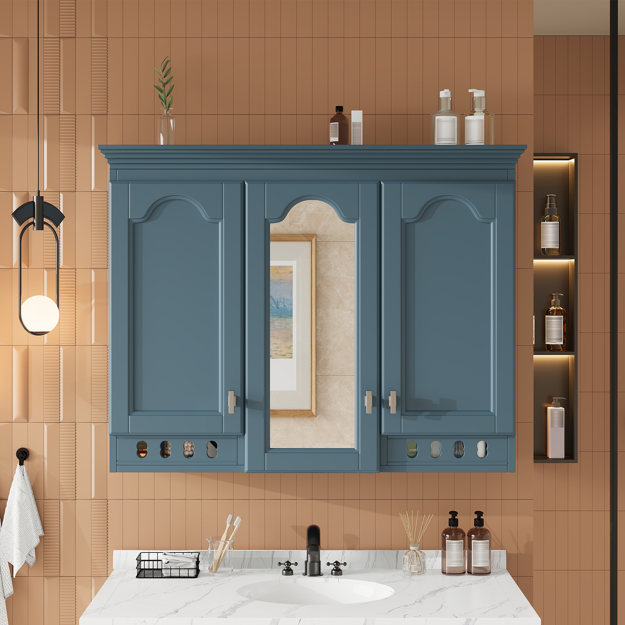 Wall-Mount Mirror Cabinet