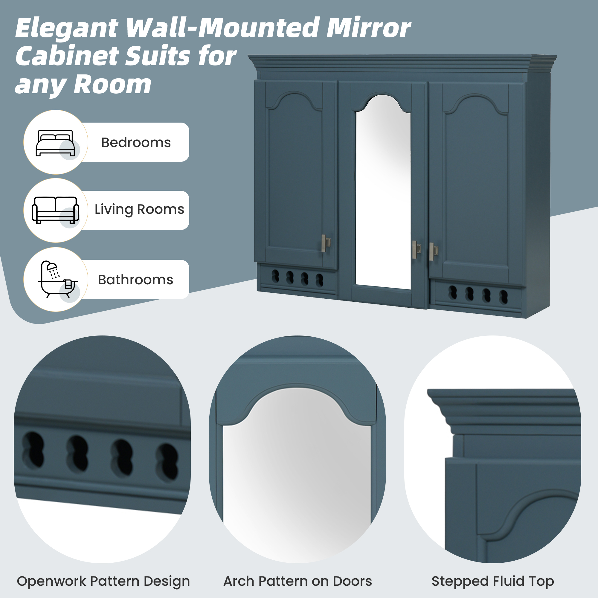 Wall-Mount Mirror Cabinet