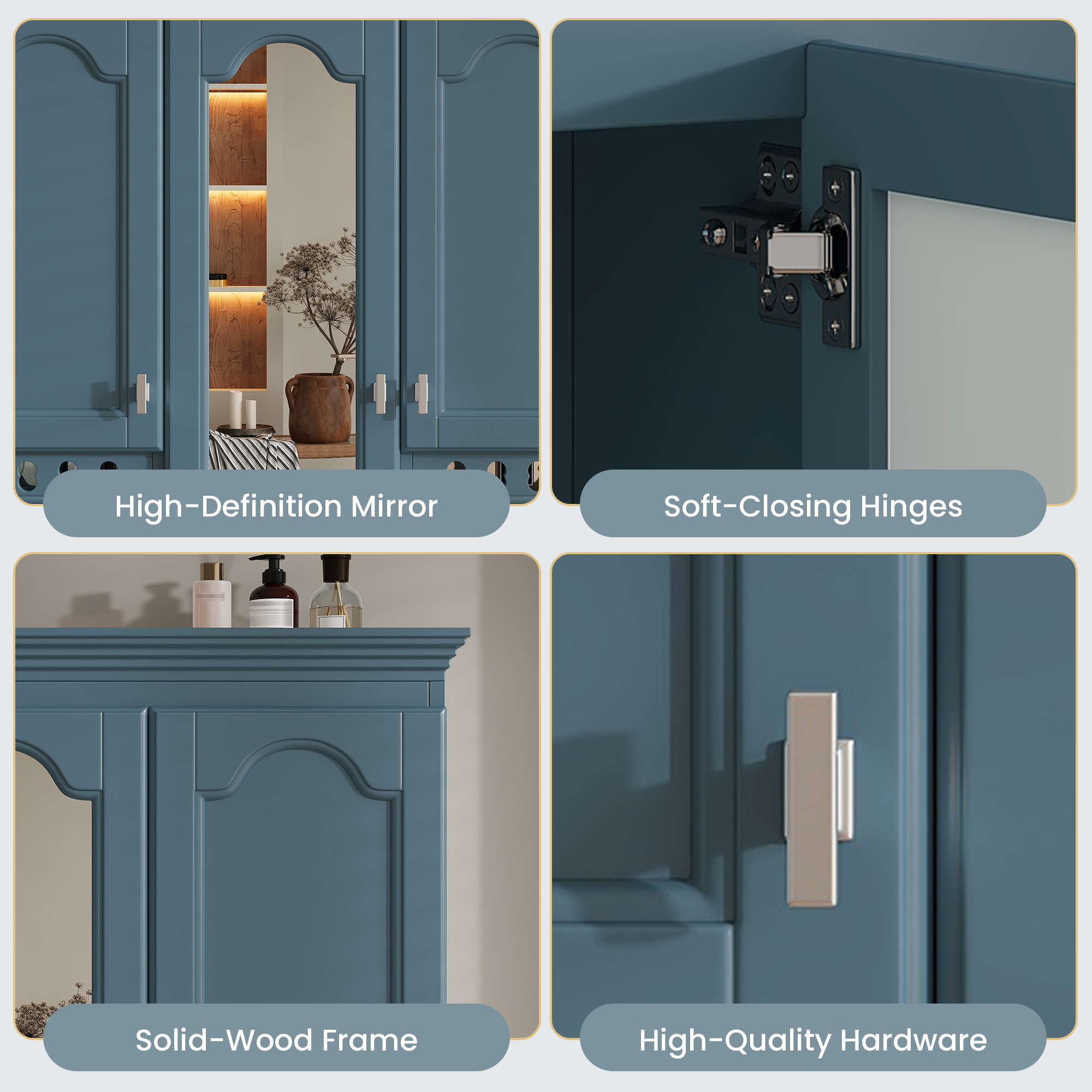 Wall-Mount Mirror Cabinet