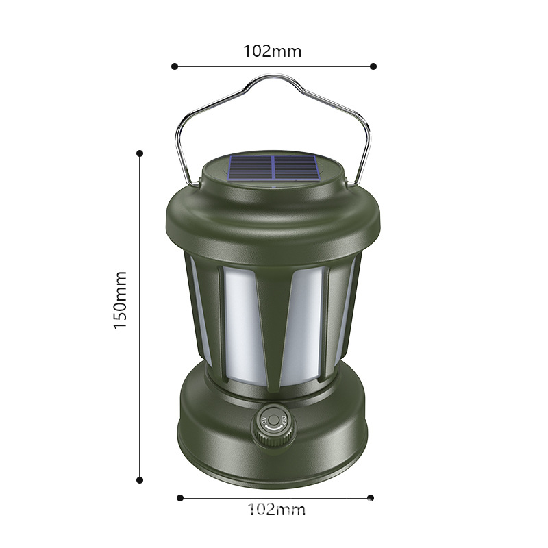 Rechargeable Solar Camping Light For Outdoor Camping