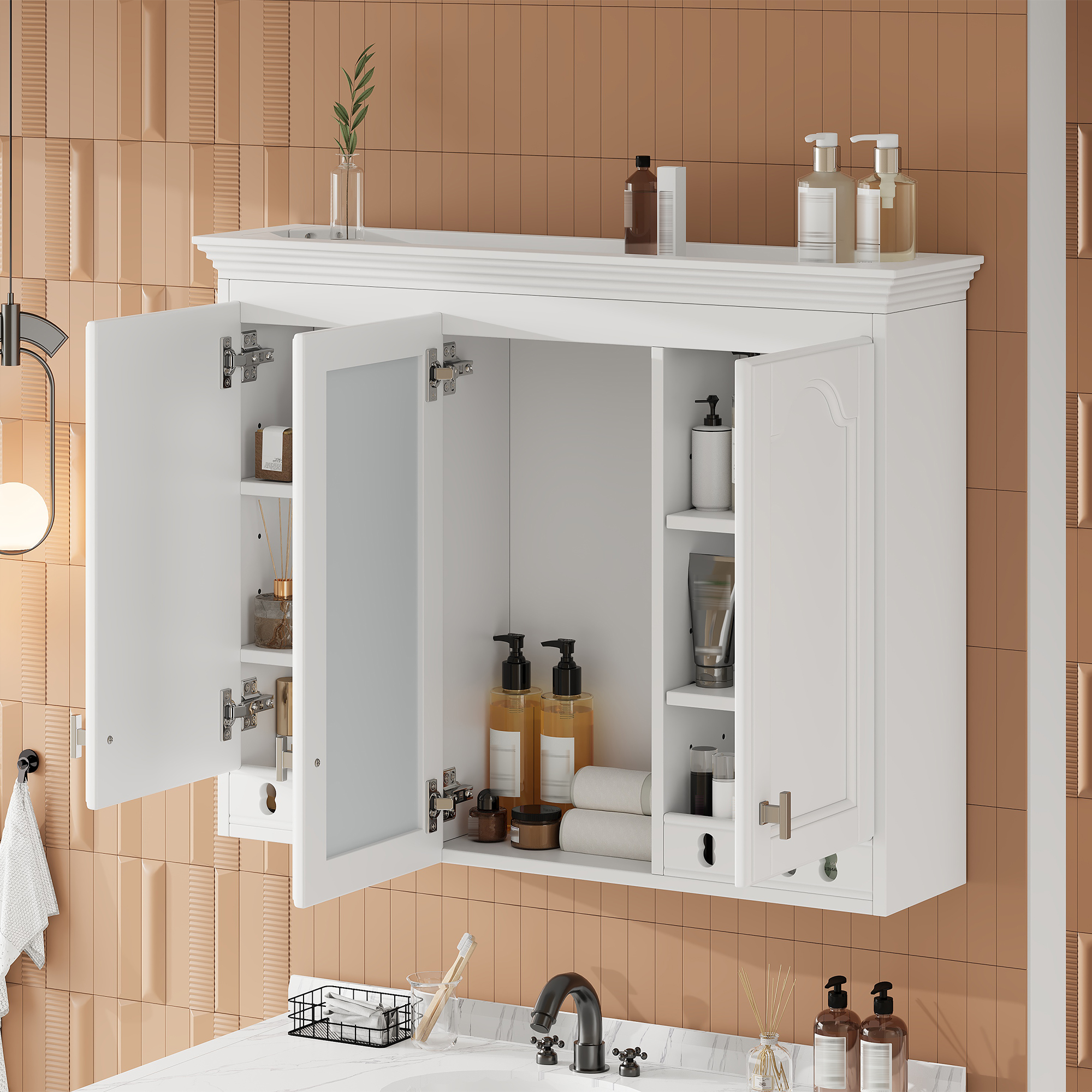 Wall-Mount Mirror Cabinet