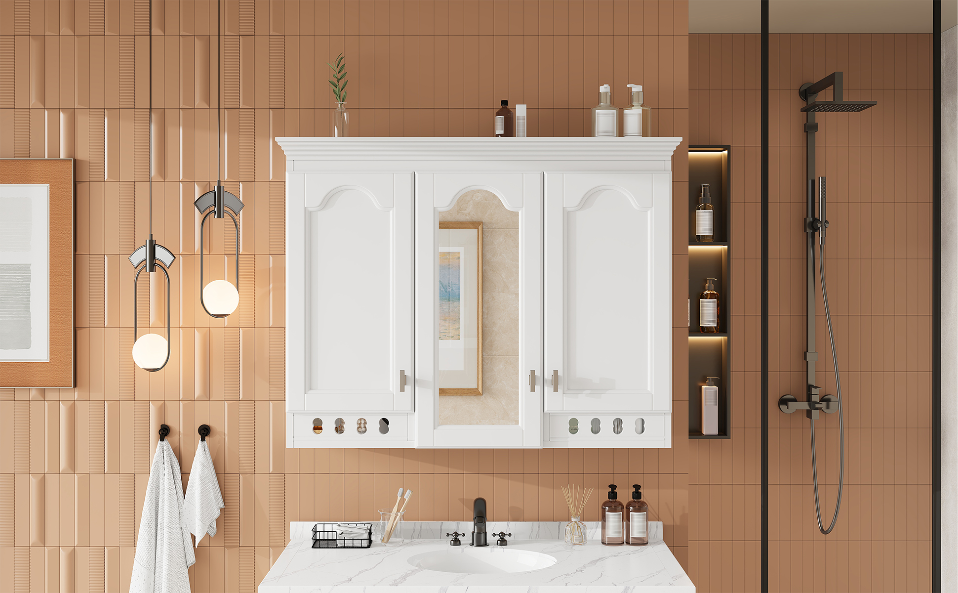 Wall-Mount Mirror Cabinet