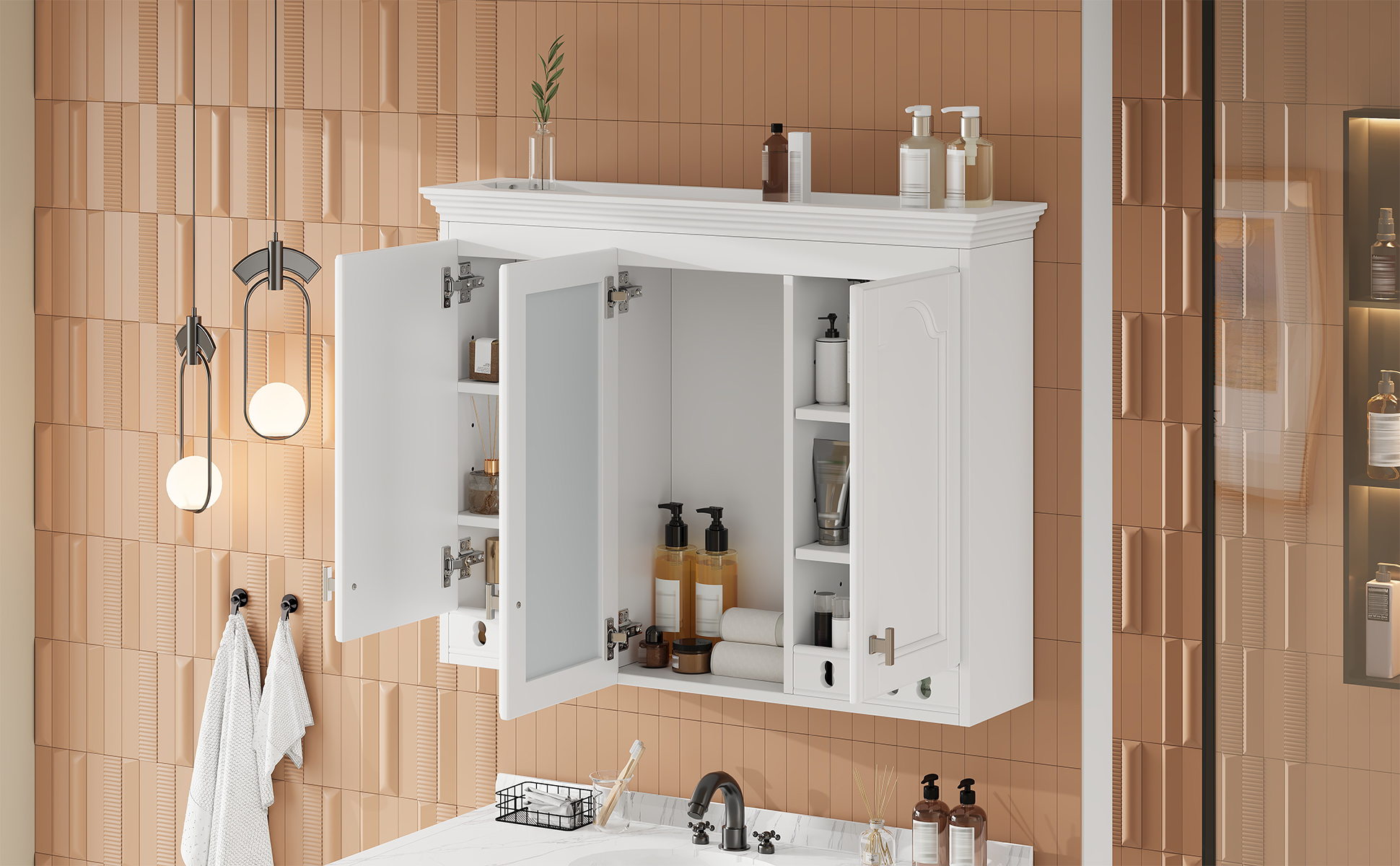 Wall-Mount Mirror Cabinet