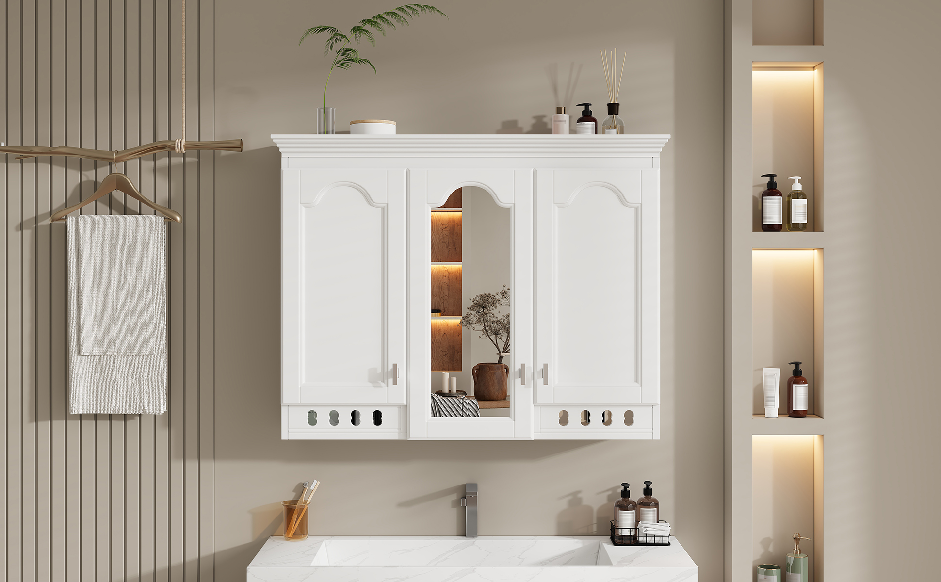 Wall-Mount Mirror Cabinet