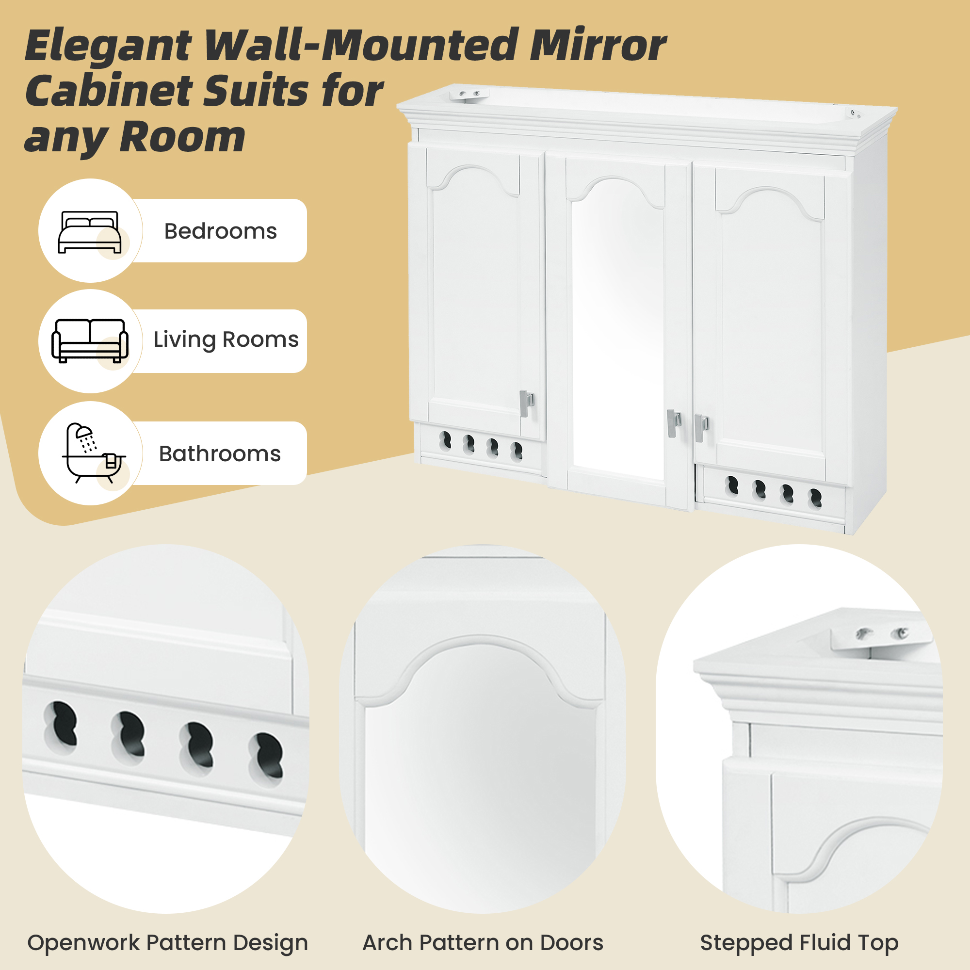 Wall-Mount Mirror Cabinet