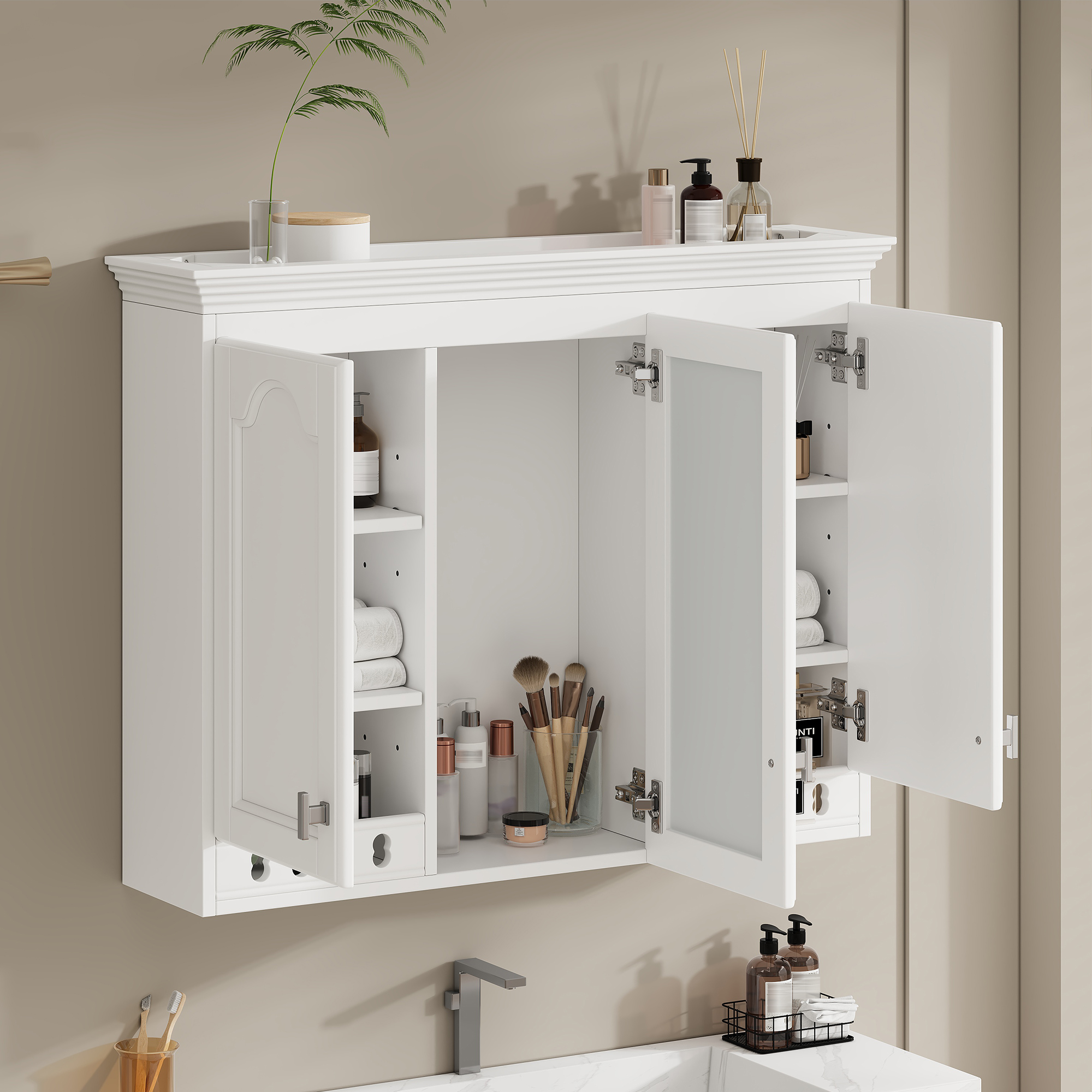 Wall-Mount Mirror Cabinet