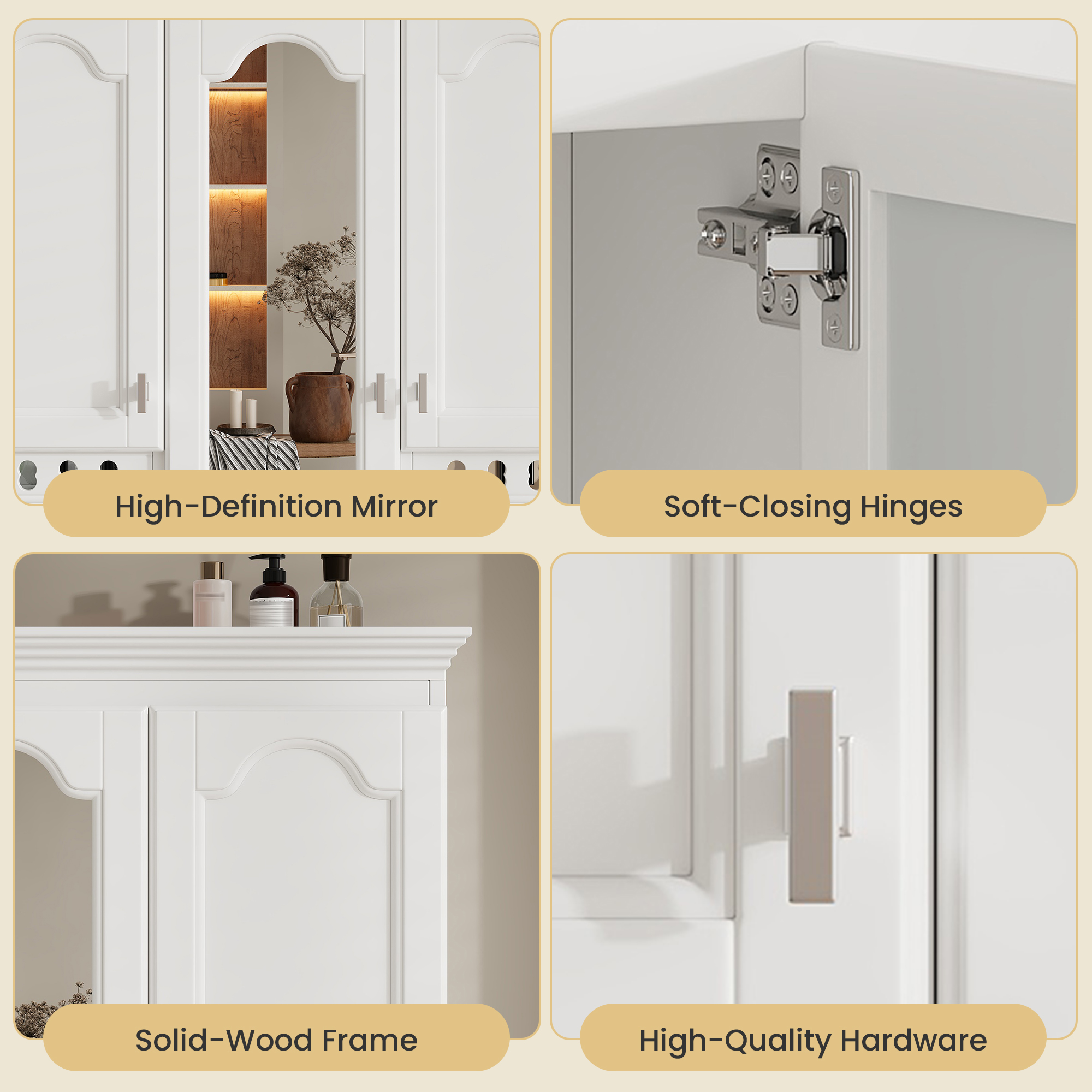 Wall-Mount Mirror Cabinet