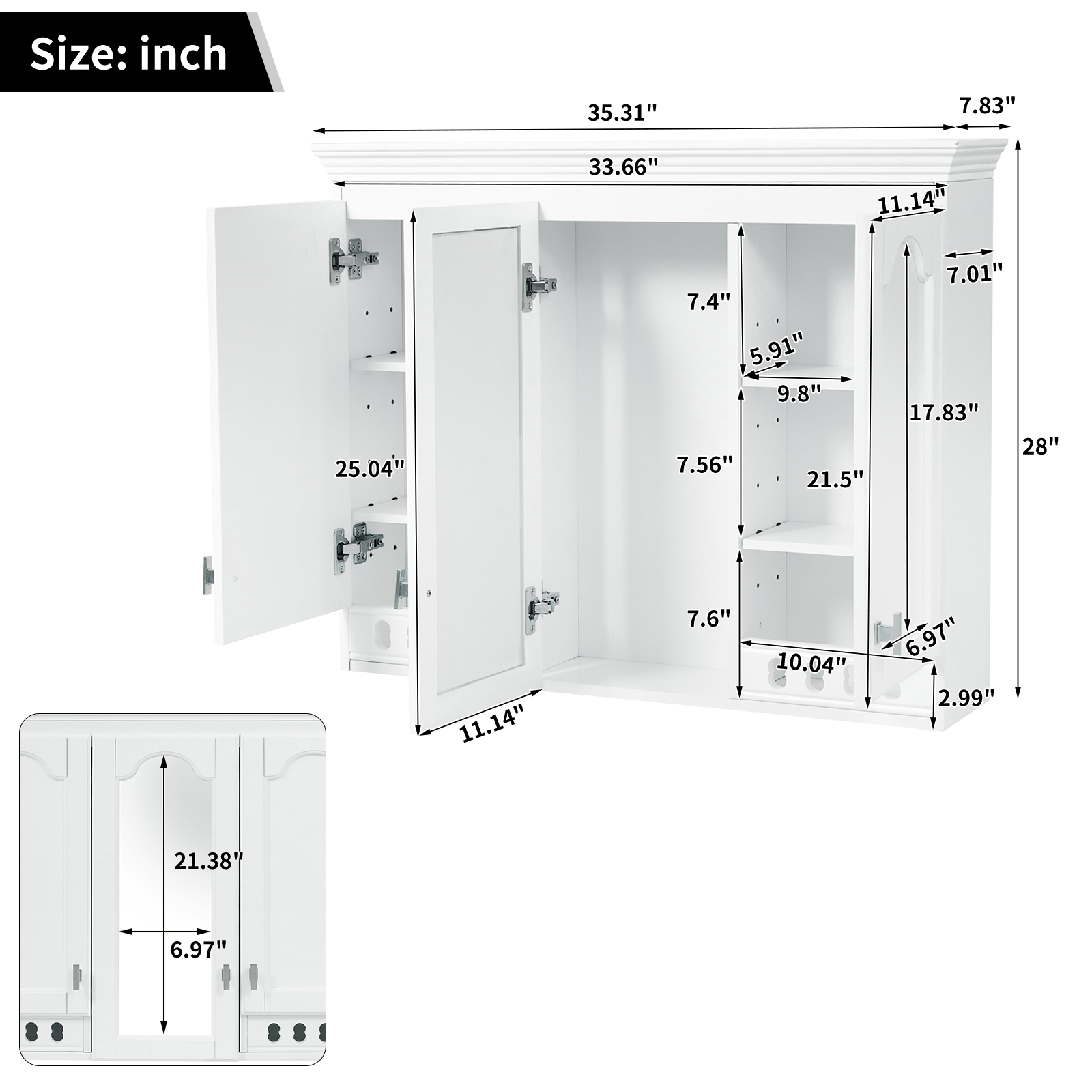 Wall-Mount Mirror Cabinet