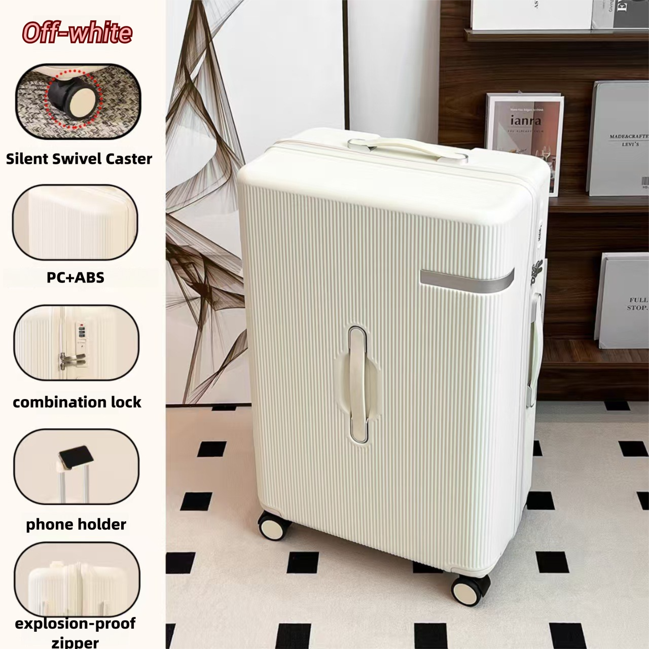 20 Inch Thick Luggage With Telescopic Pull Rod
