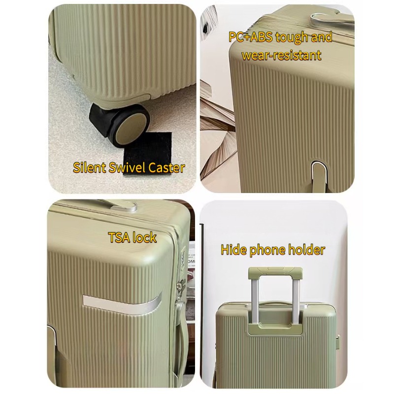 20 Inch Thick Luggage With Telescopic Pull Rod